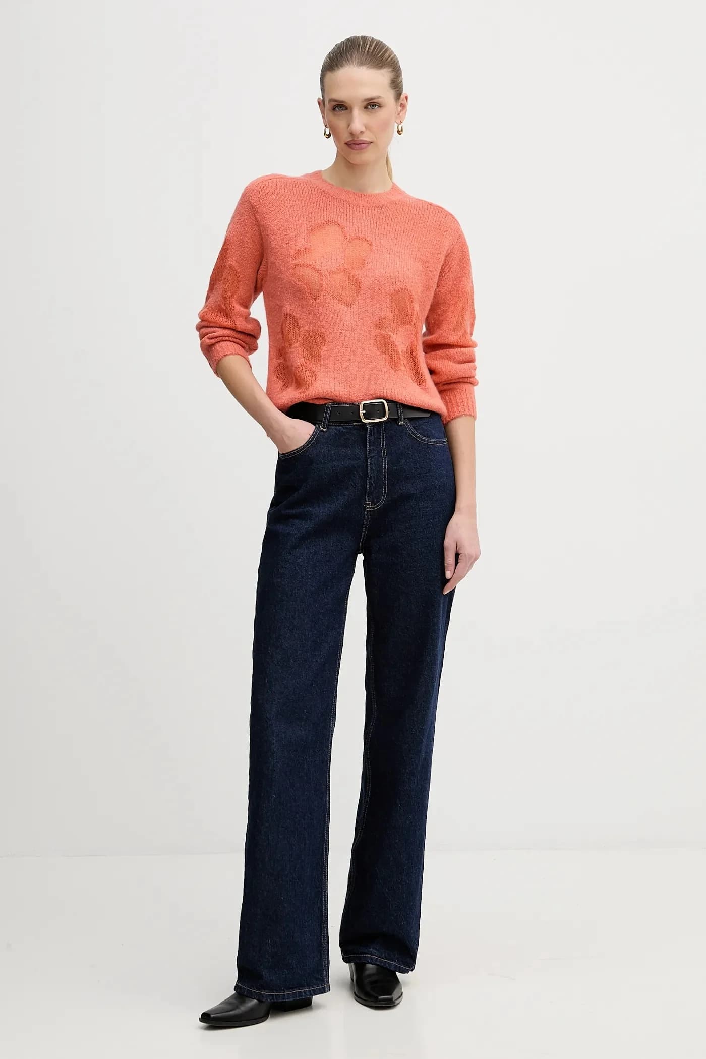 Свитер из смесовой шерсти - фото 2