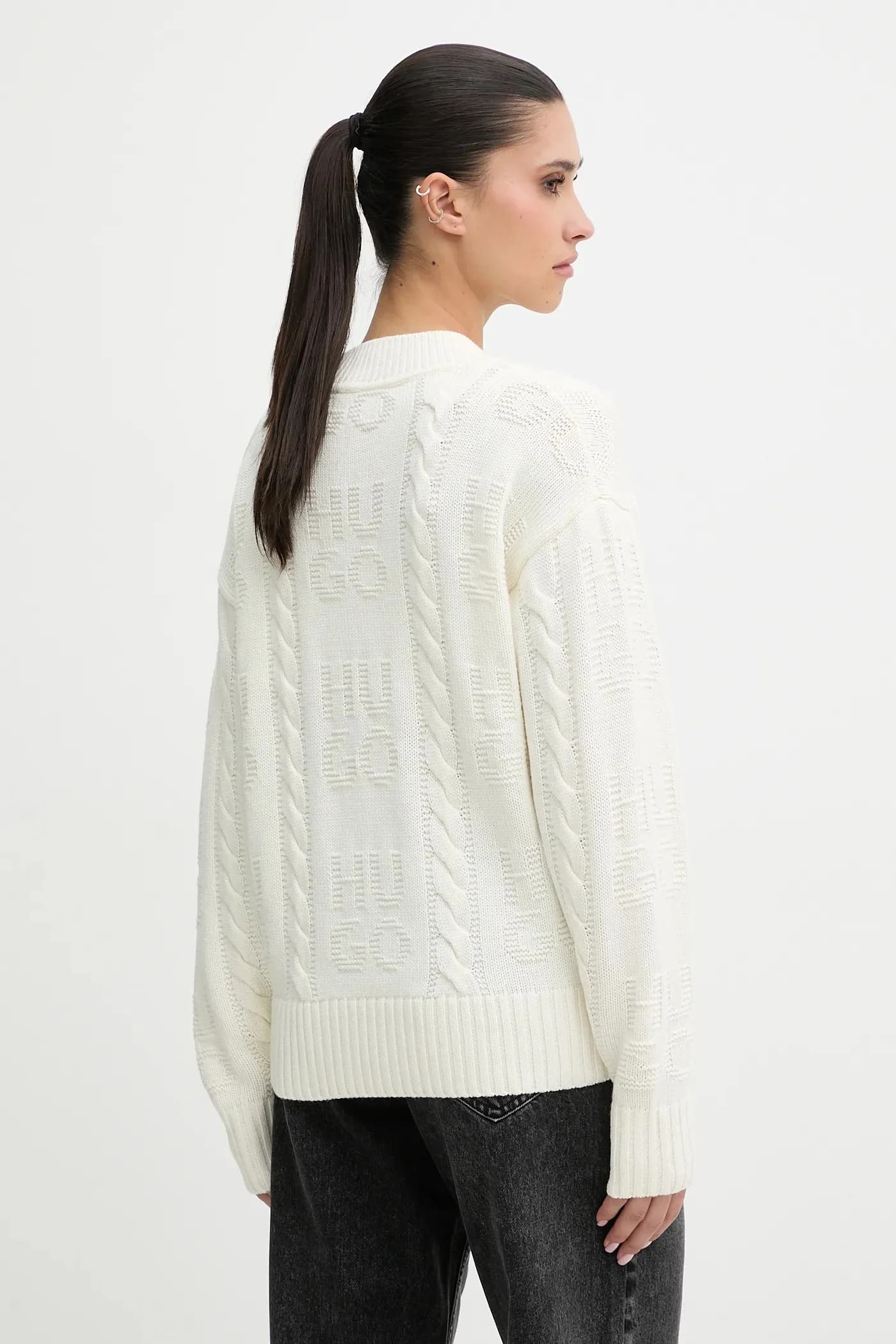 Свитер из шерсти сипрес - фото 3