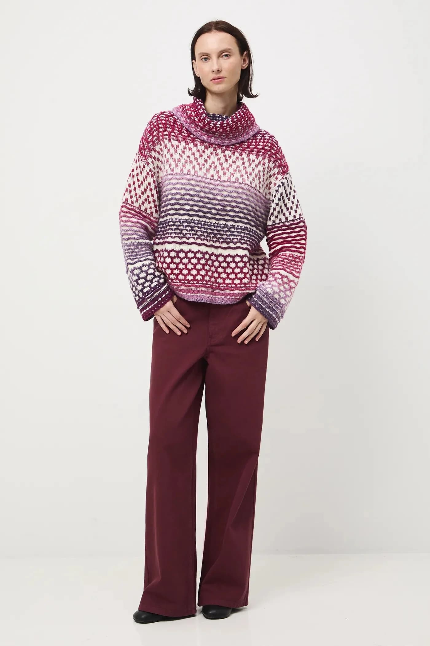 Свитер из смесовой шерсти - фото 2