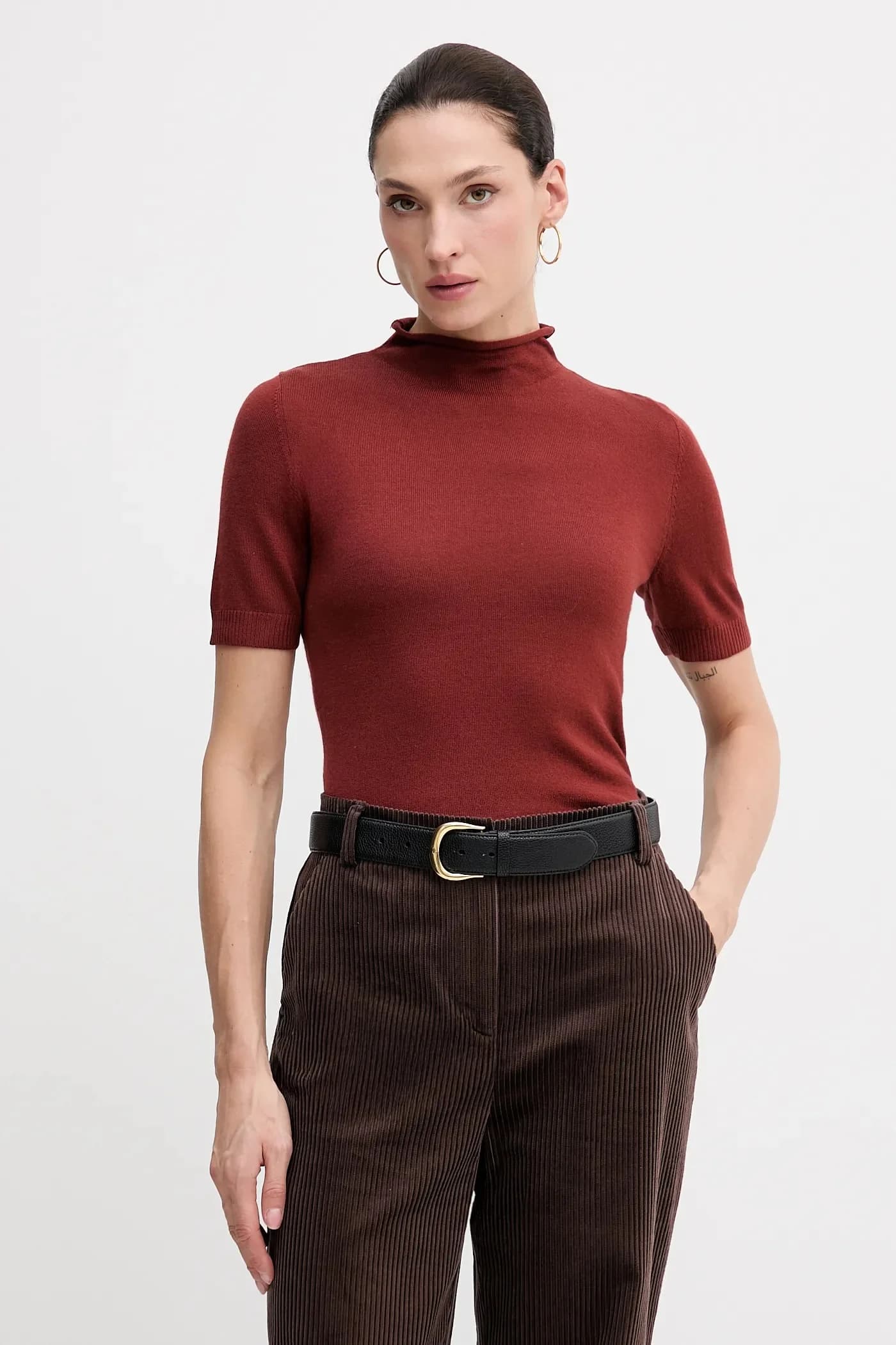 Свитер из смесовой шерсти