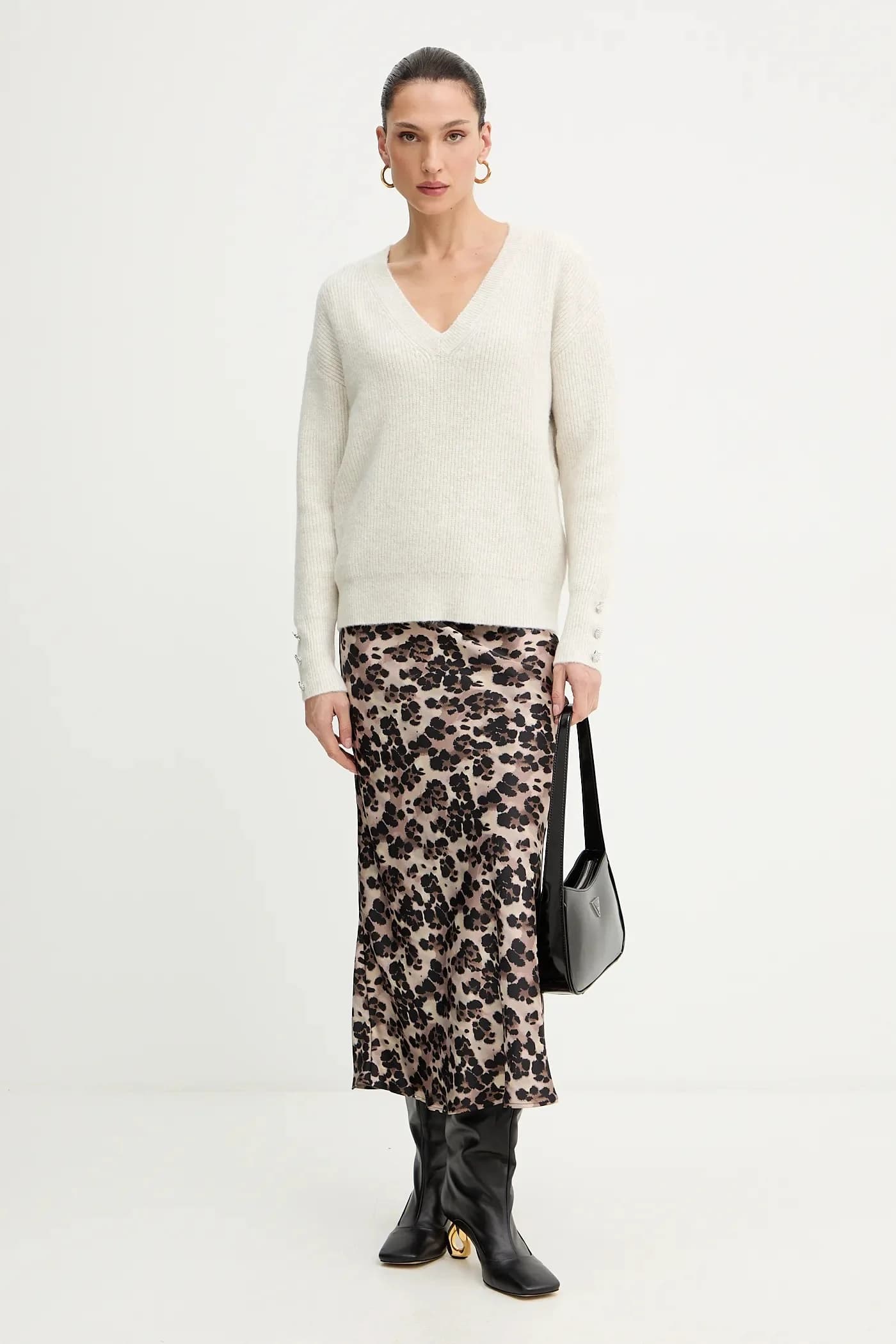 Свитер из смесовой шерсти - фото 2