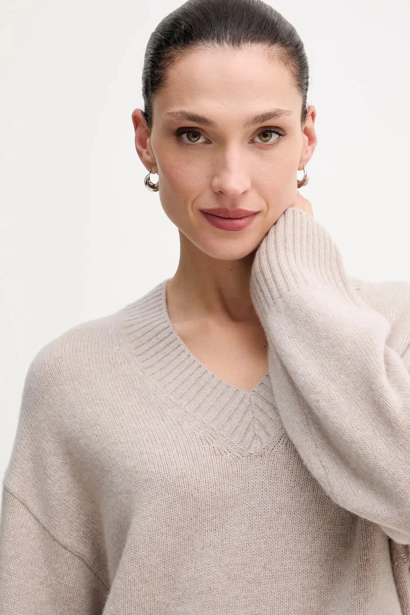 Свитер из смесовой шерсти - фото 4