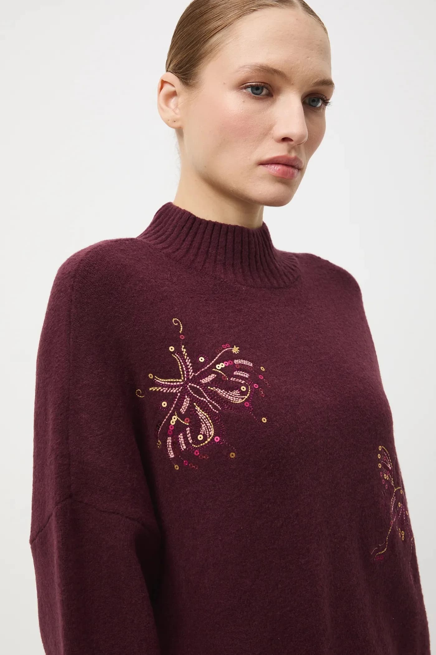 Свитер из смесовой шерсти - фото 4