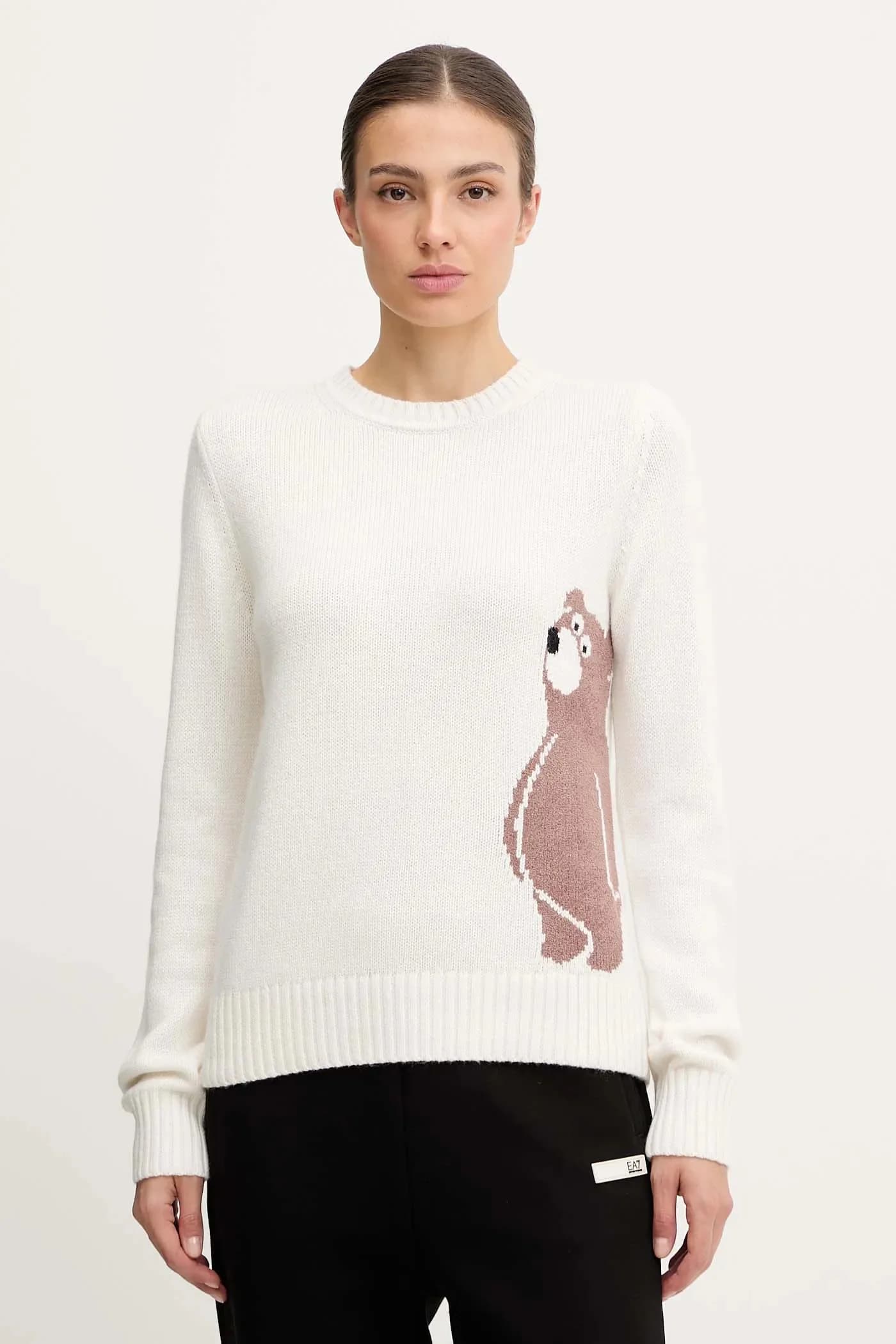 Свитер из смесовой шерсти