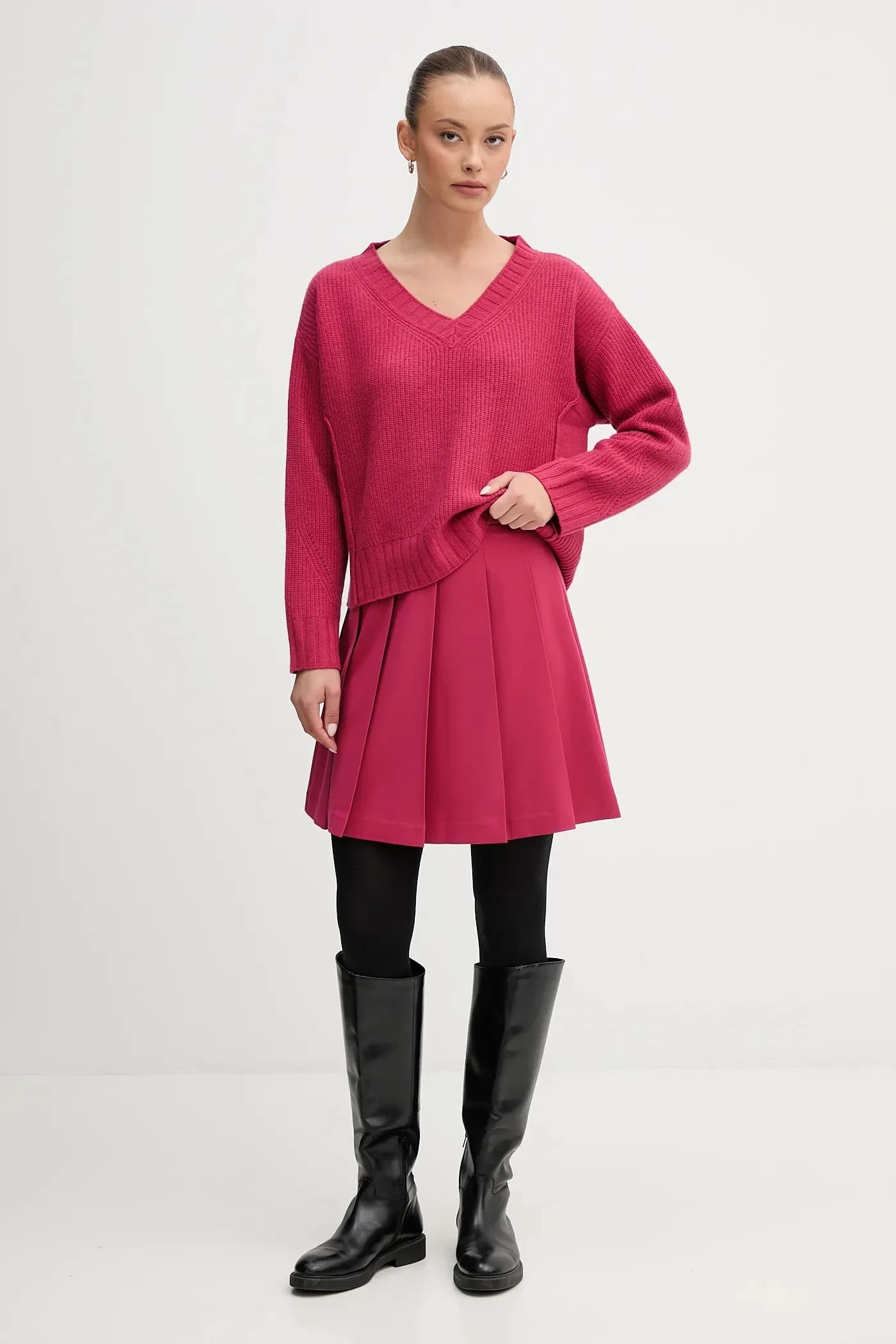 Свитер из смесовой шерсти - фото 2