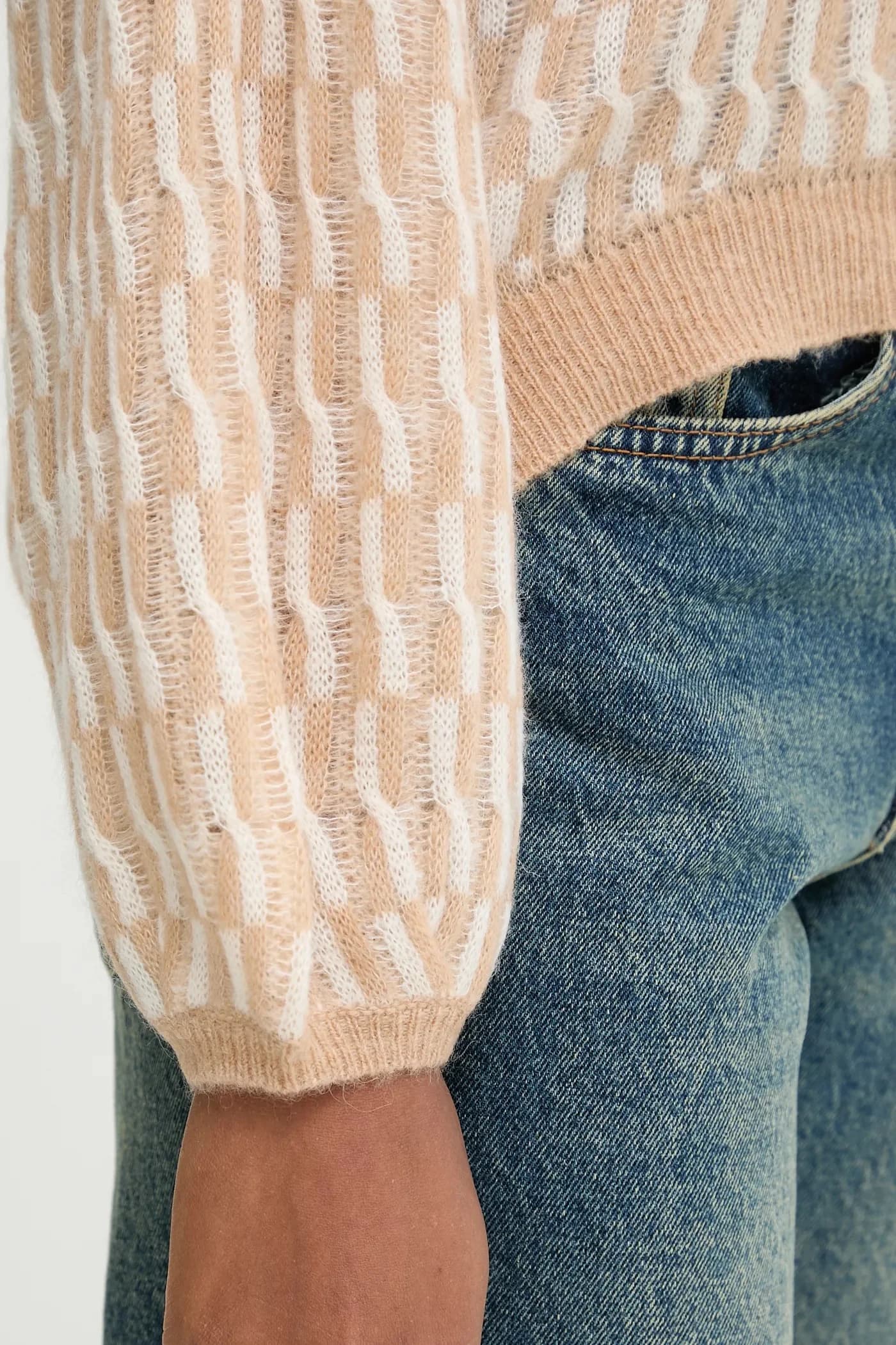 Свитер из смесовой шерсти - фото 5