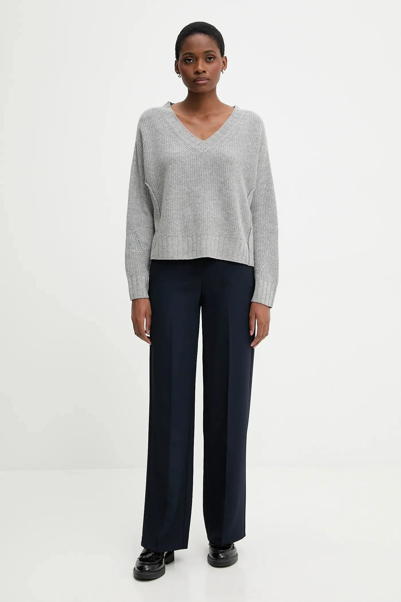 Свитер из смесовой шерсти - фото 2