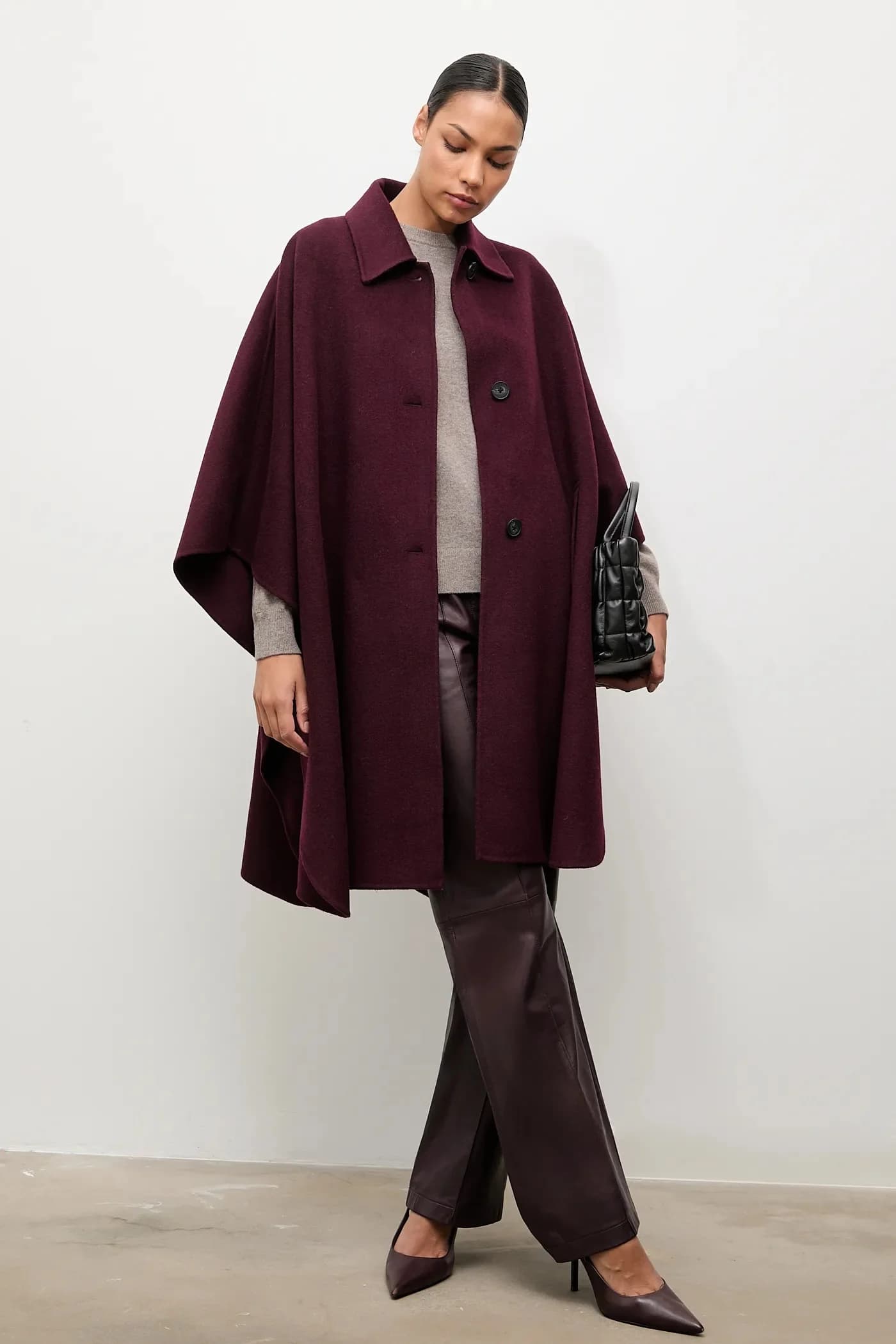 Свитер из мериносовой шерсти с шарфом - фото 2