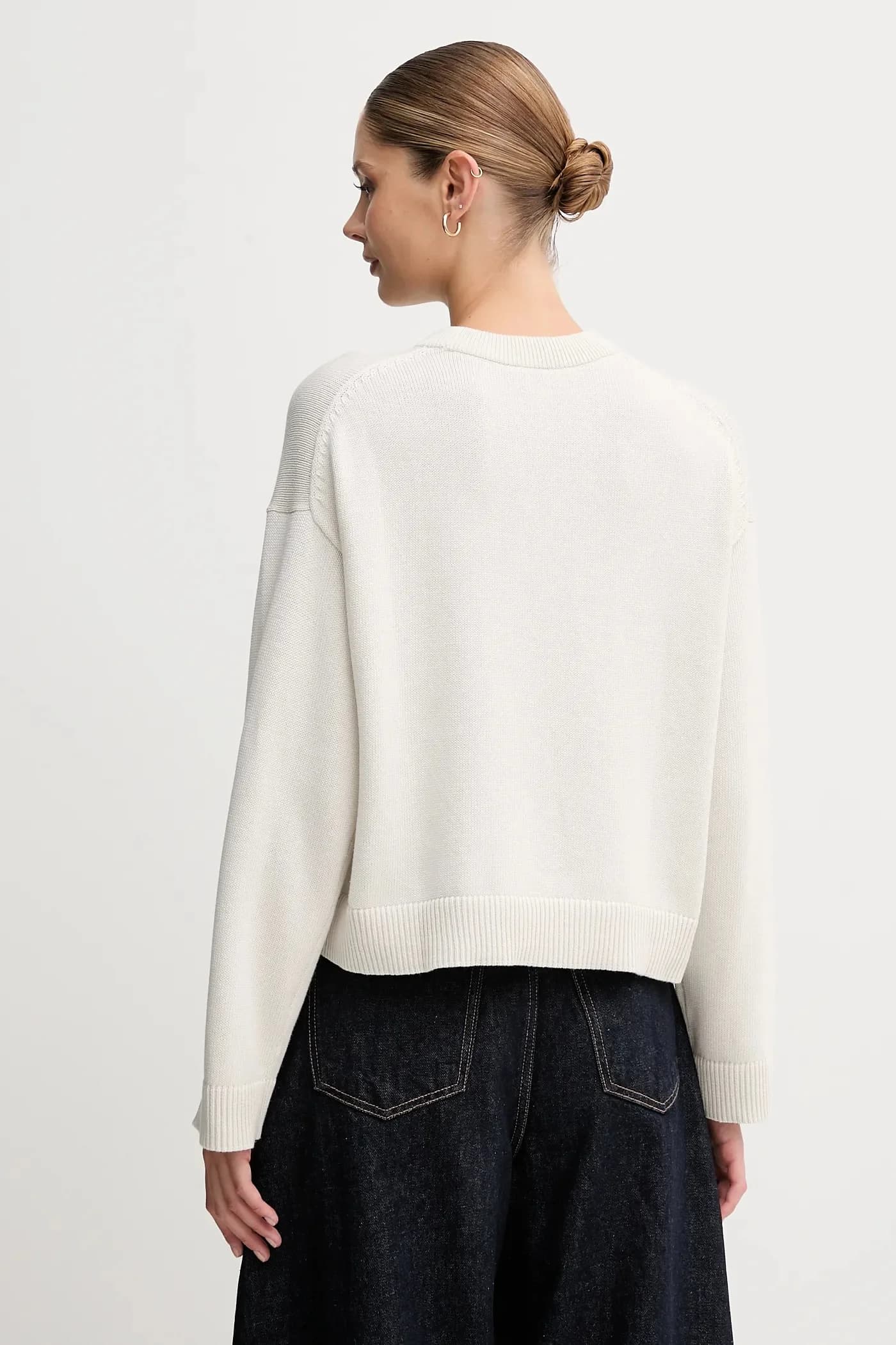 Хлопковый свитер - фото 3