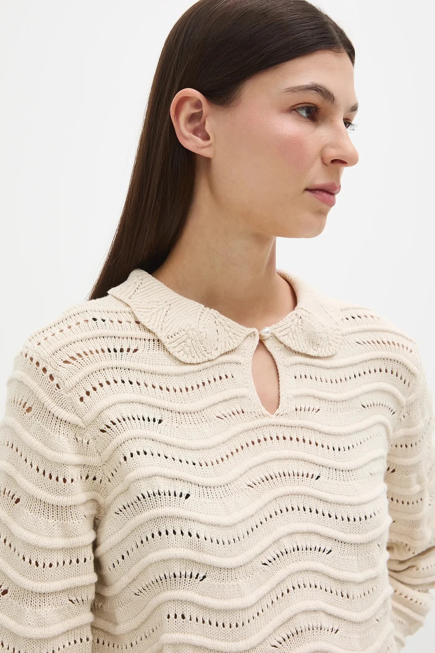 Хлопковый свитер - фото 4