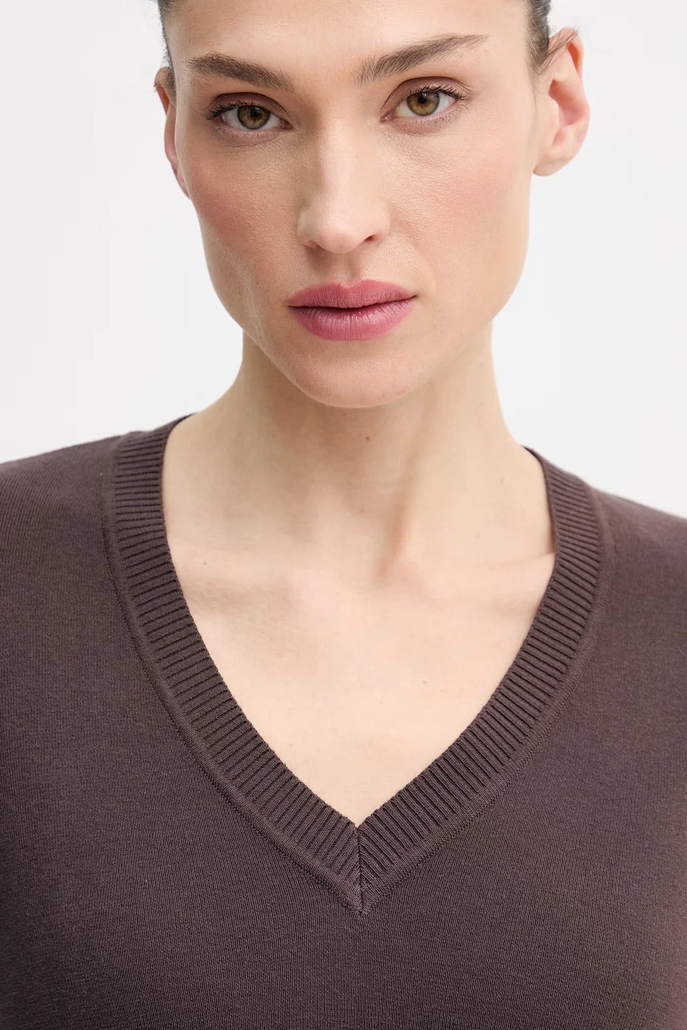 Хлопковый свитер - фото 4