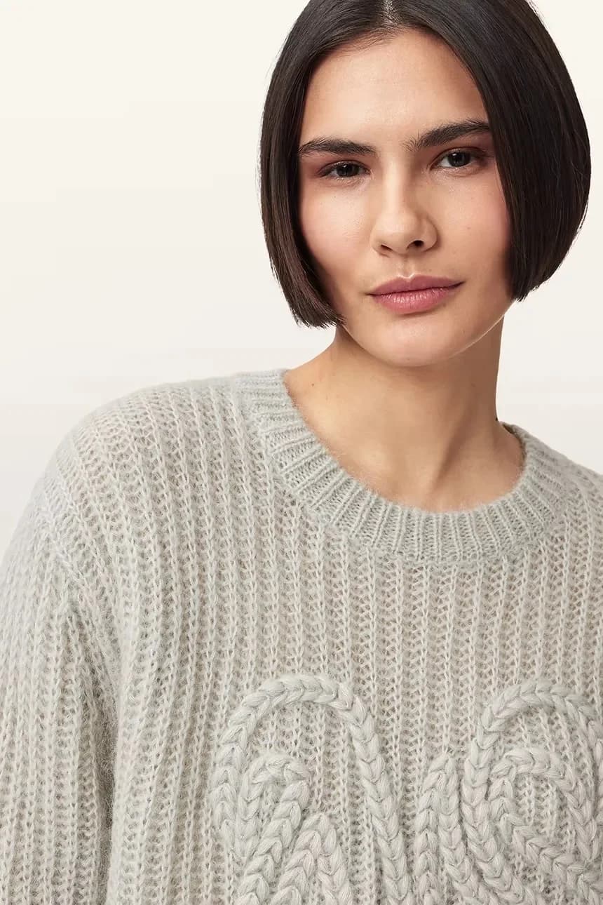 ЦЕПОЧНЫЙ шерстяной свитер - фото 5