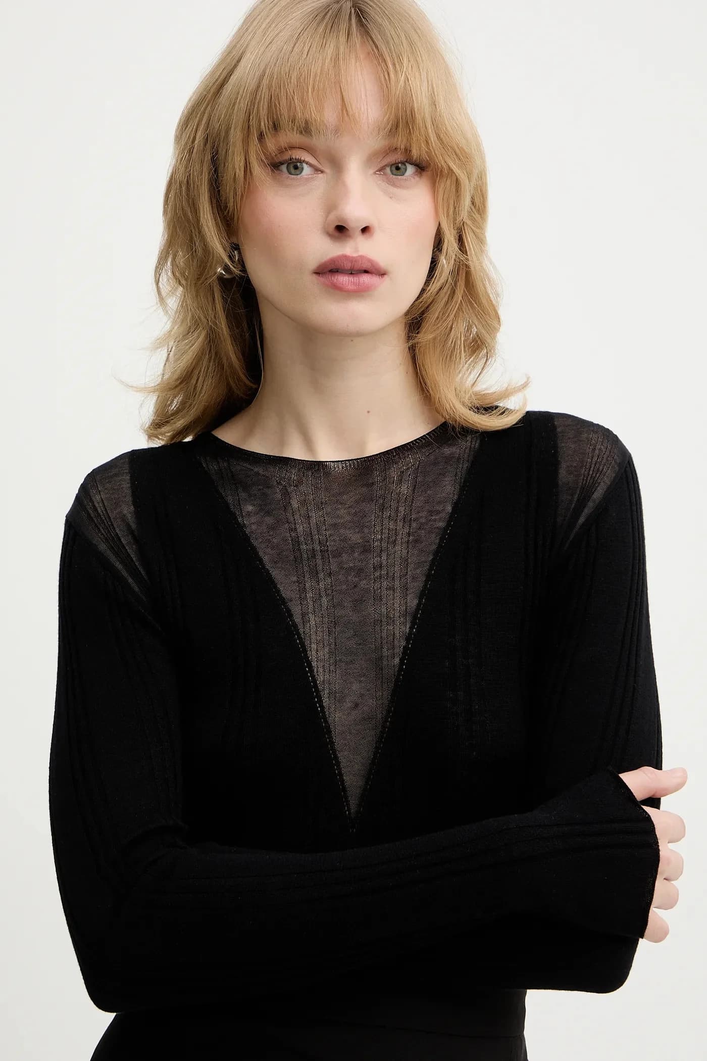 Свитер из смесовой шерсти - фото 4