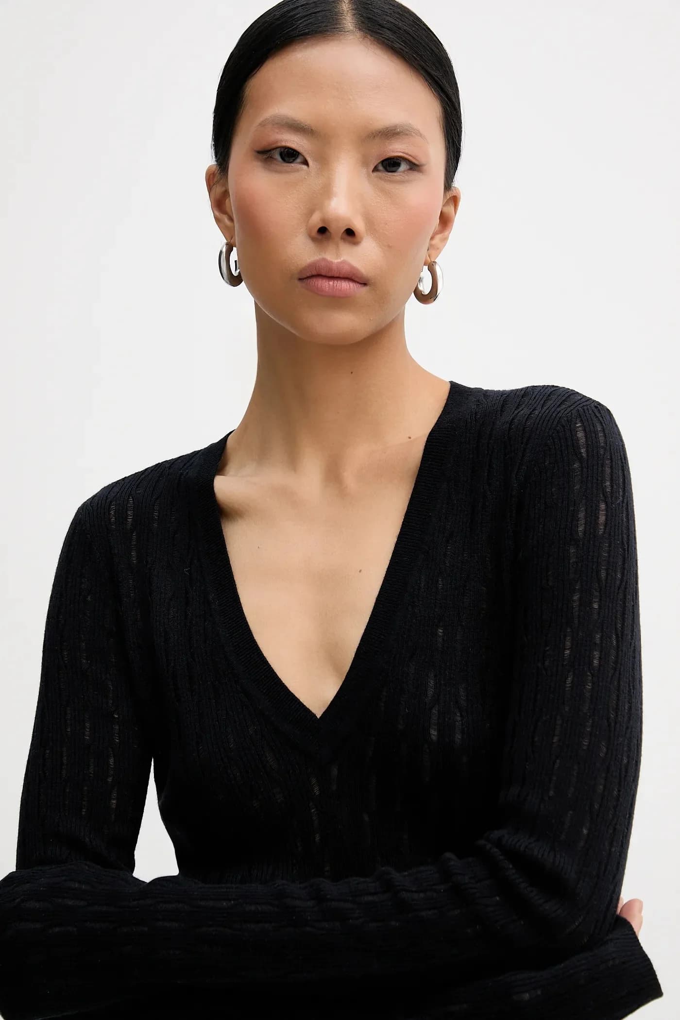 Свитер из смесовой шерсти - фото 4