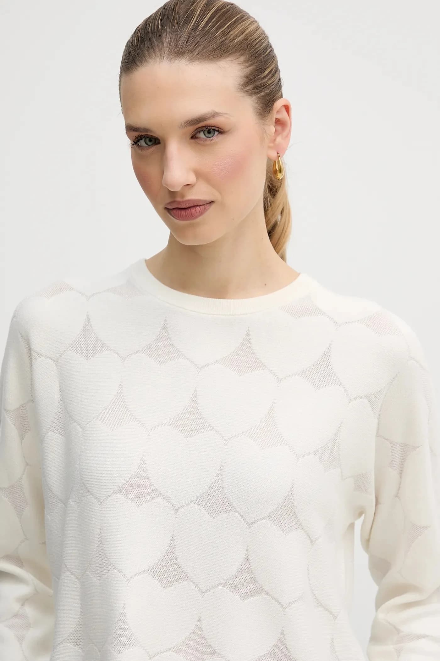 Свитер из смесового шелка - фото 4