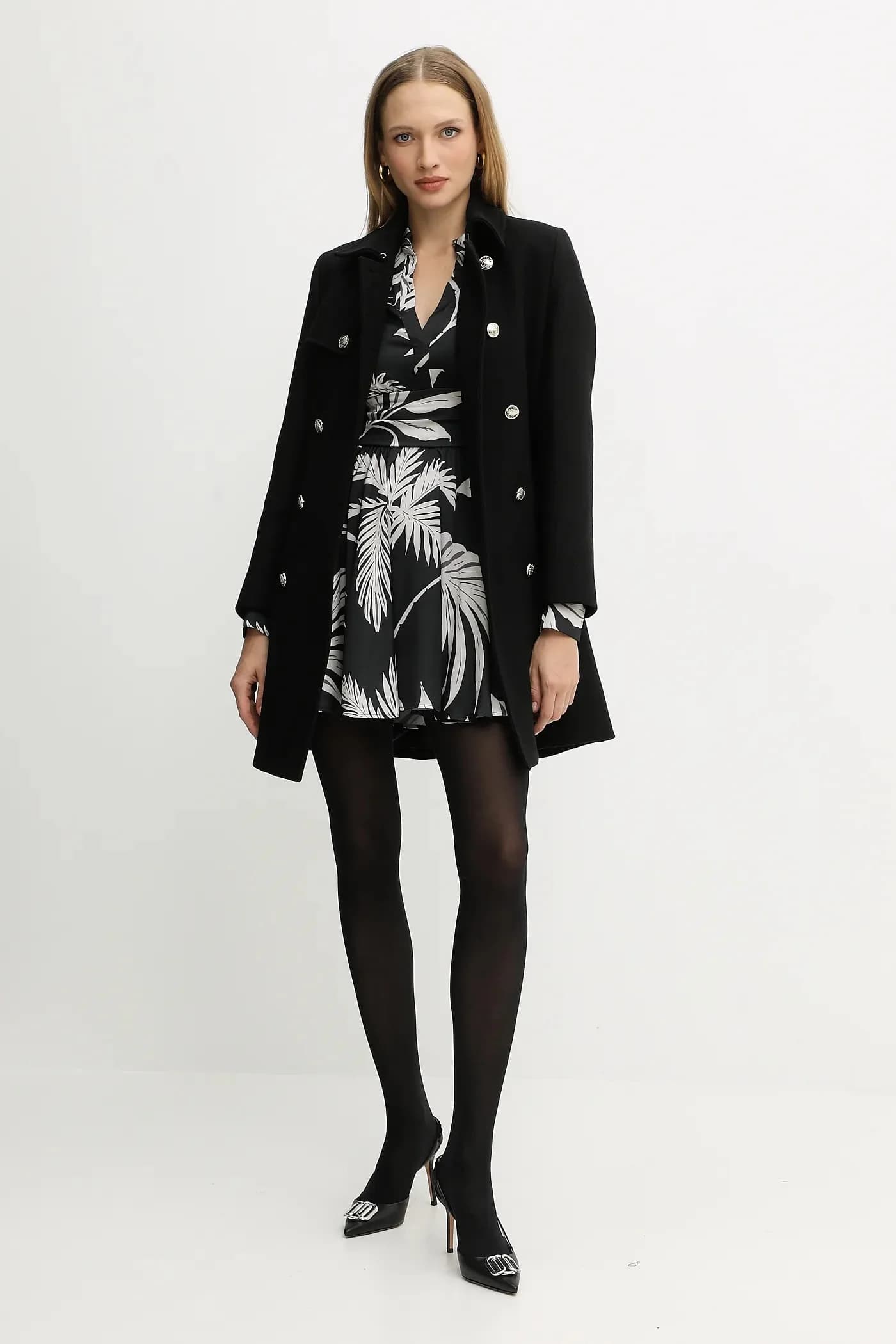 Пальто с добавлением шерсти - фото 2