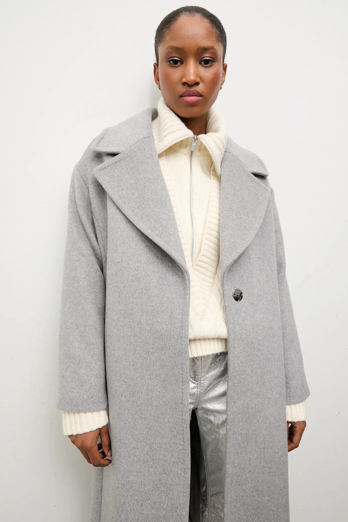 Шерстяное пальто Answear Lab - фото 4