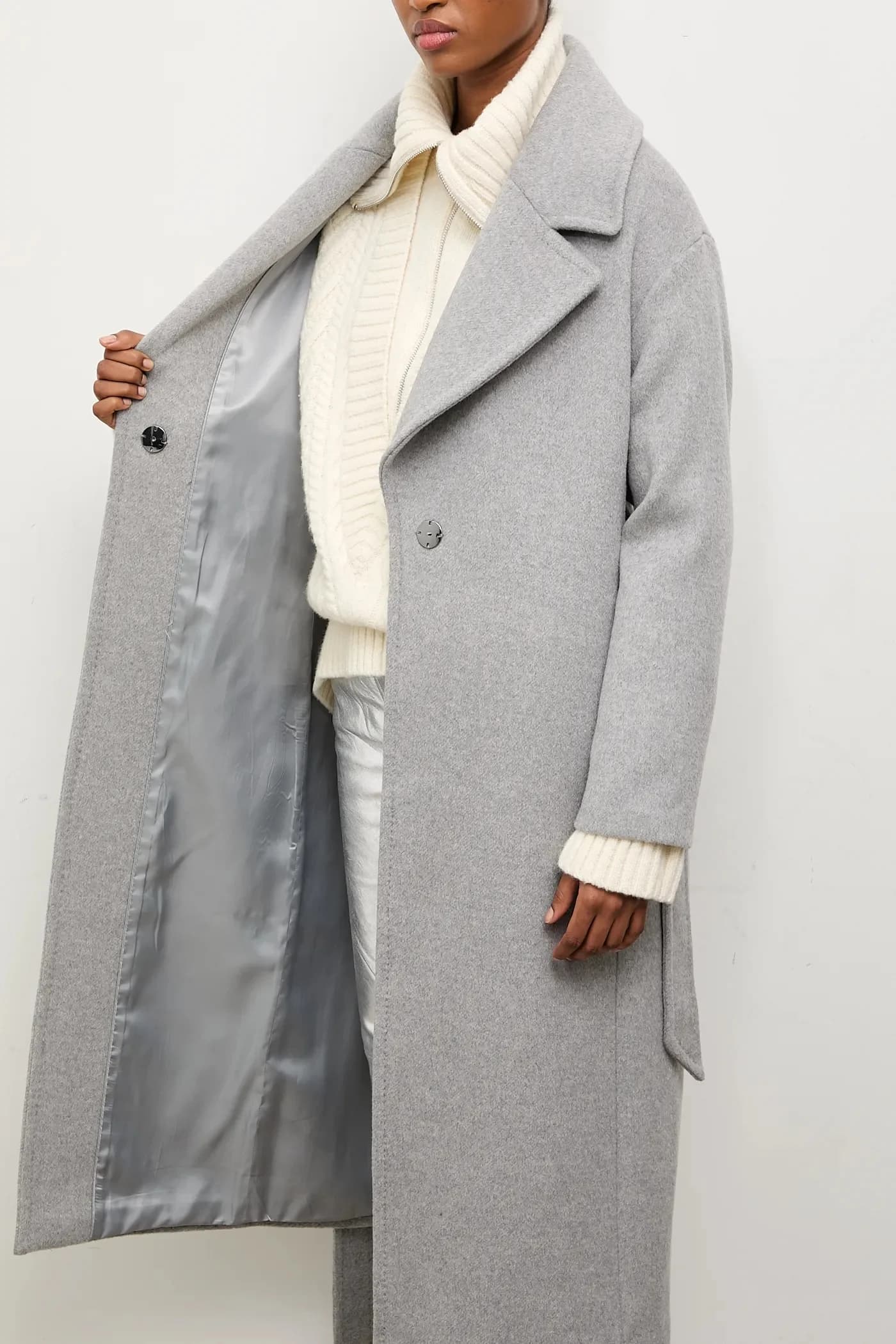 Шерстяное пальто Answear Lab - фото 8