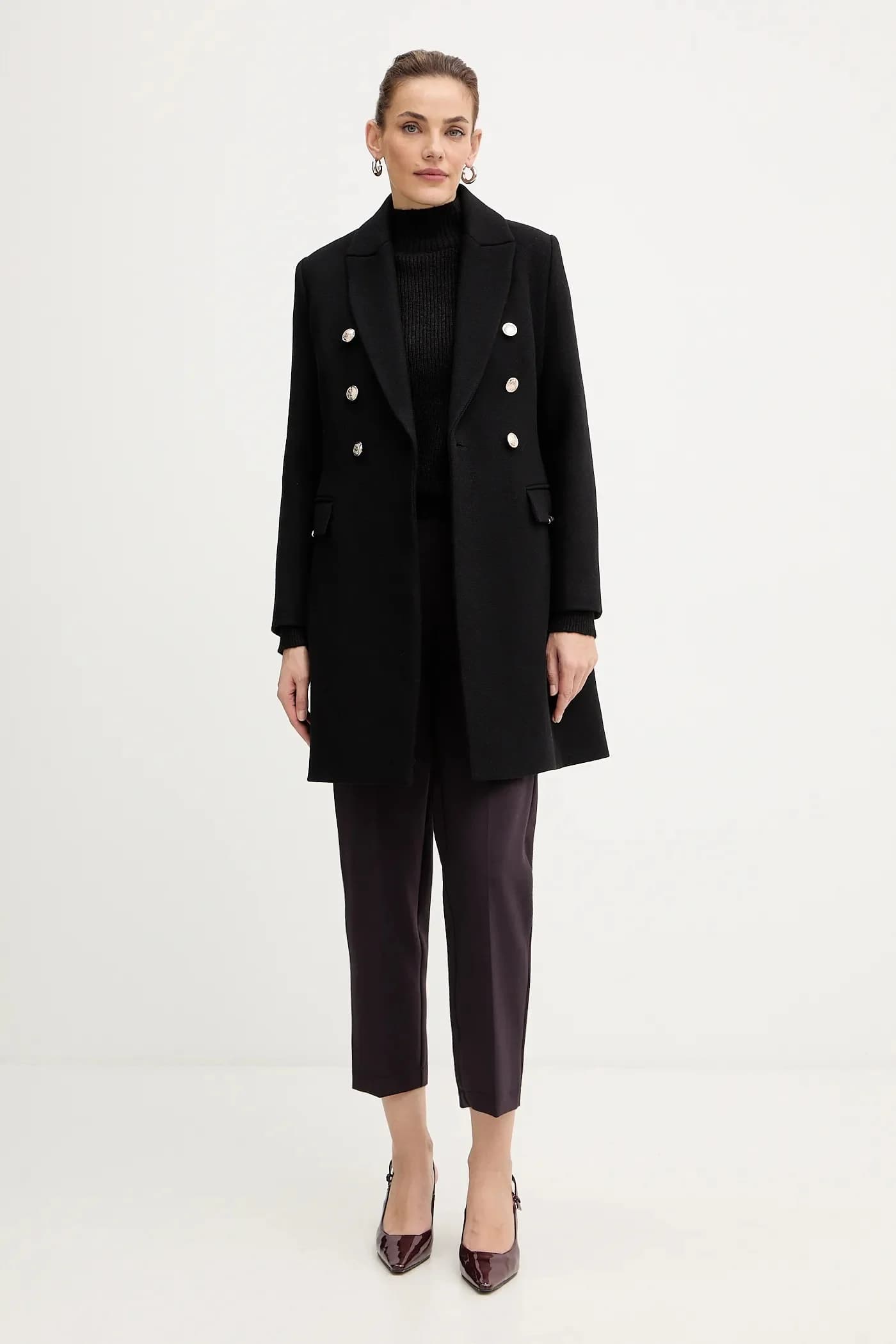 Пальто с добавлением шерсти - фото 2