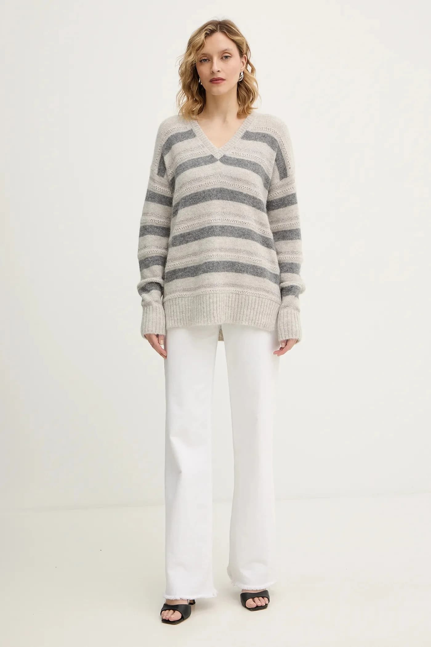 Свитер из смесовой шерсти - фото 2