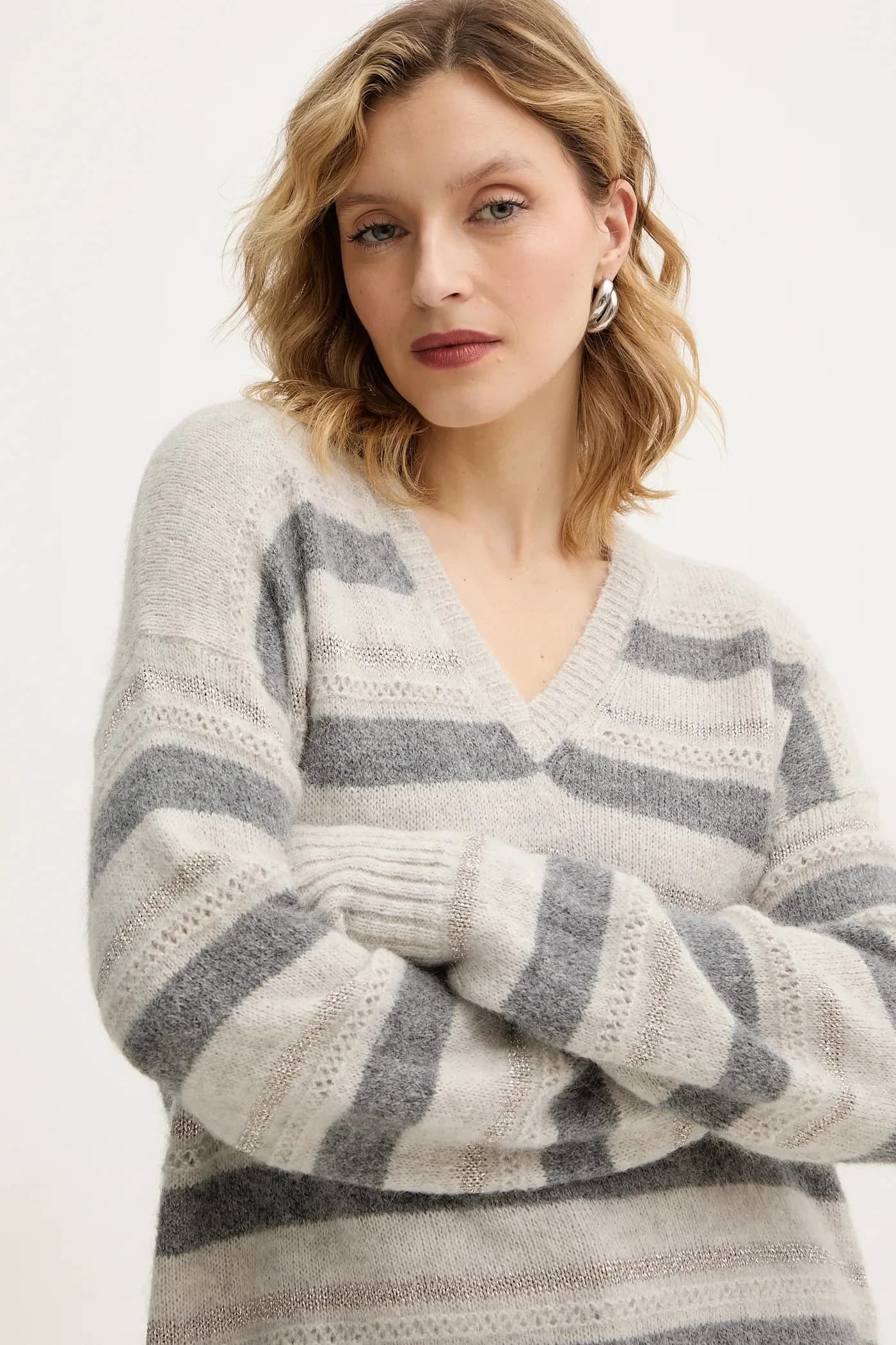 Свитер из смесовой шерсти - фото 4