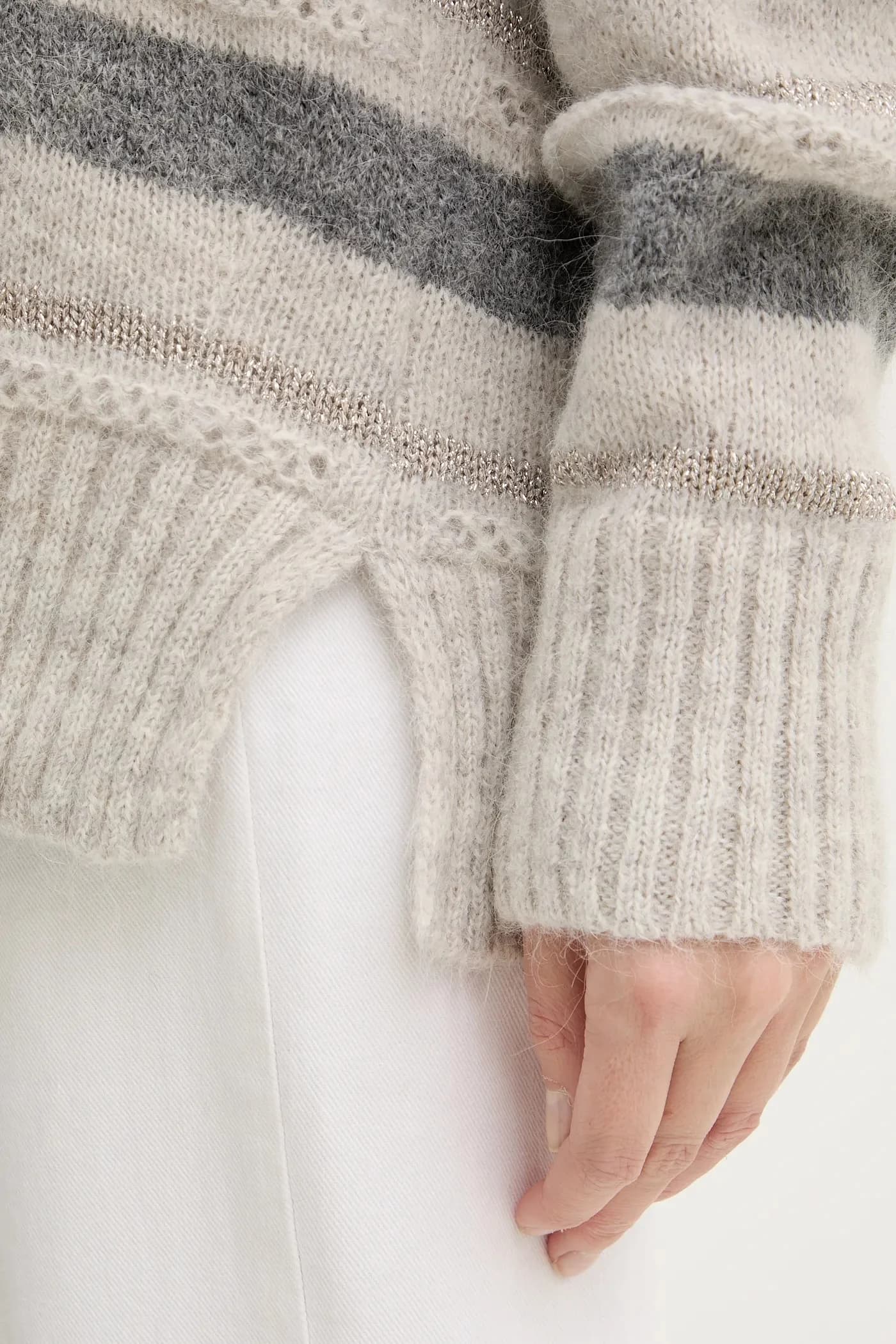 Свитер из смесовой шерсти - фото 5