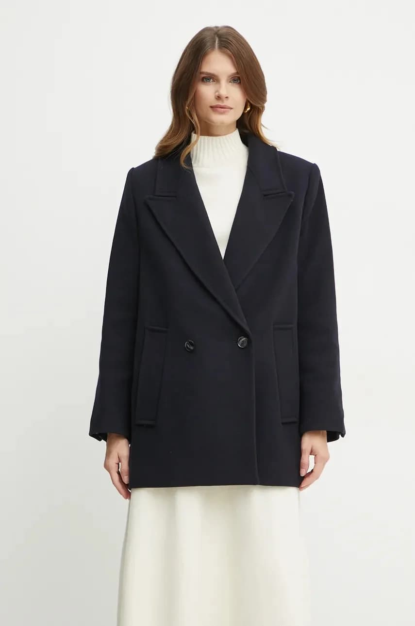 Шерстяное пальто