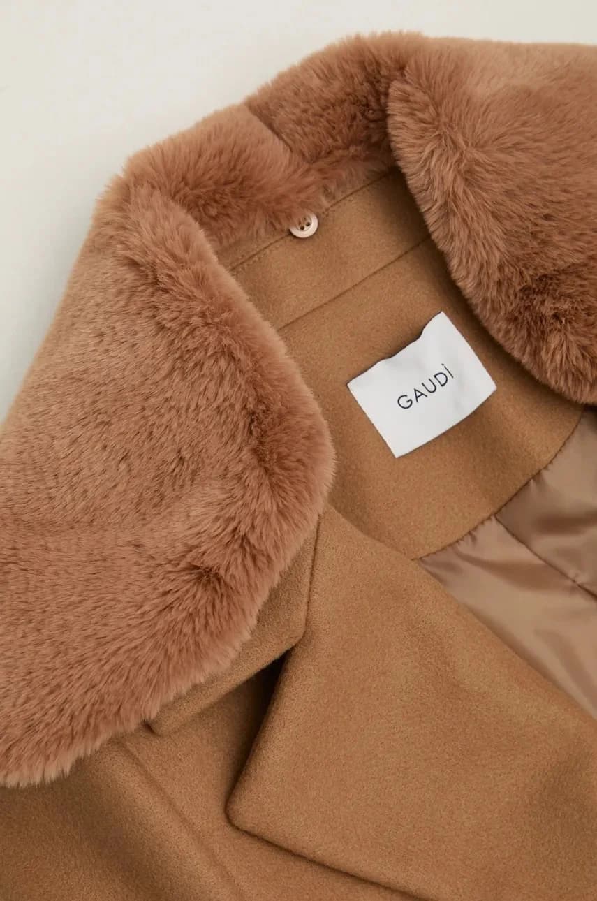 Пальто из смесовой шерсти - фото 5