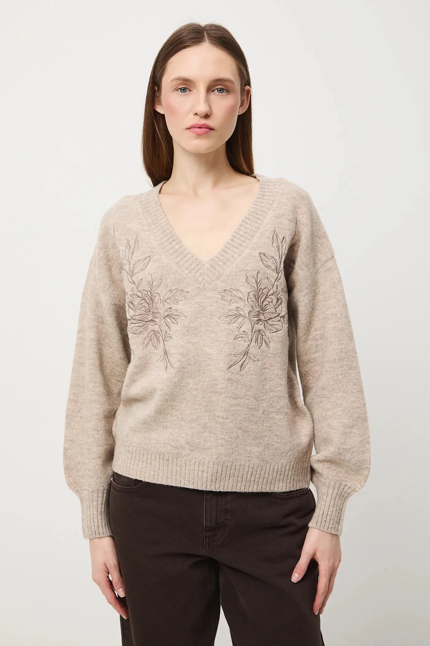 Свитер из смесовой шерсти - фото 4