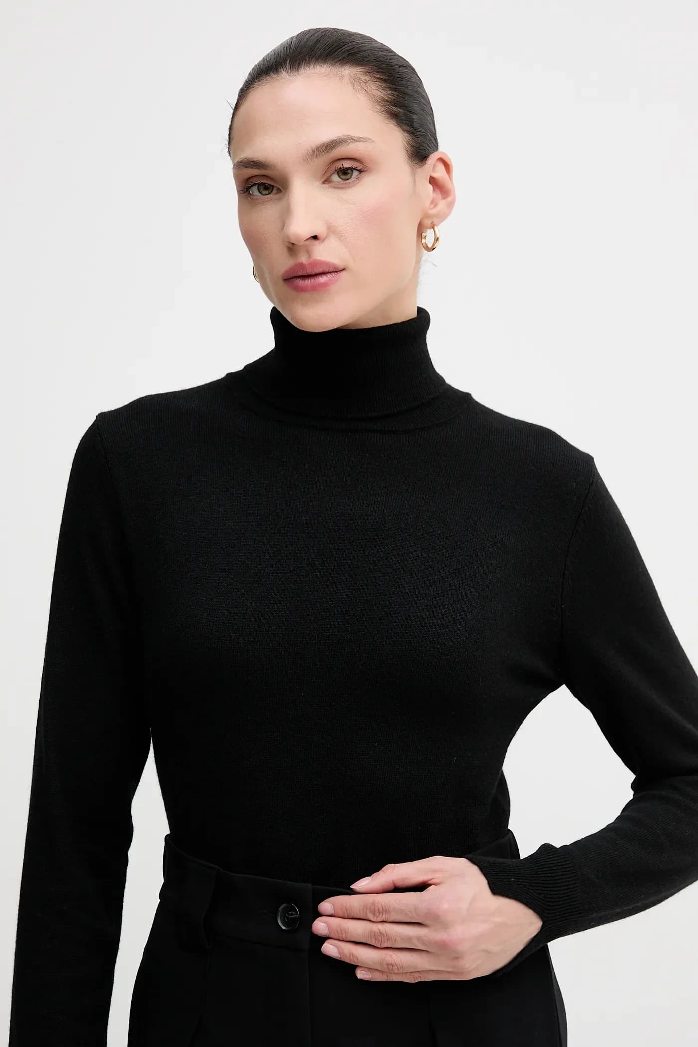 Свитер из смесовой шерсти - фото 4