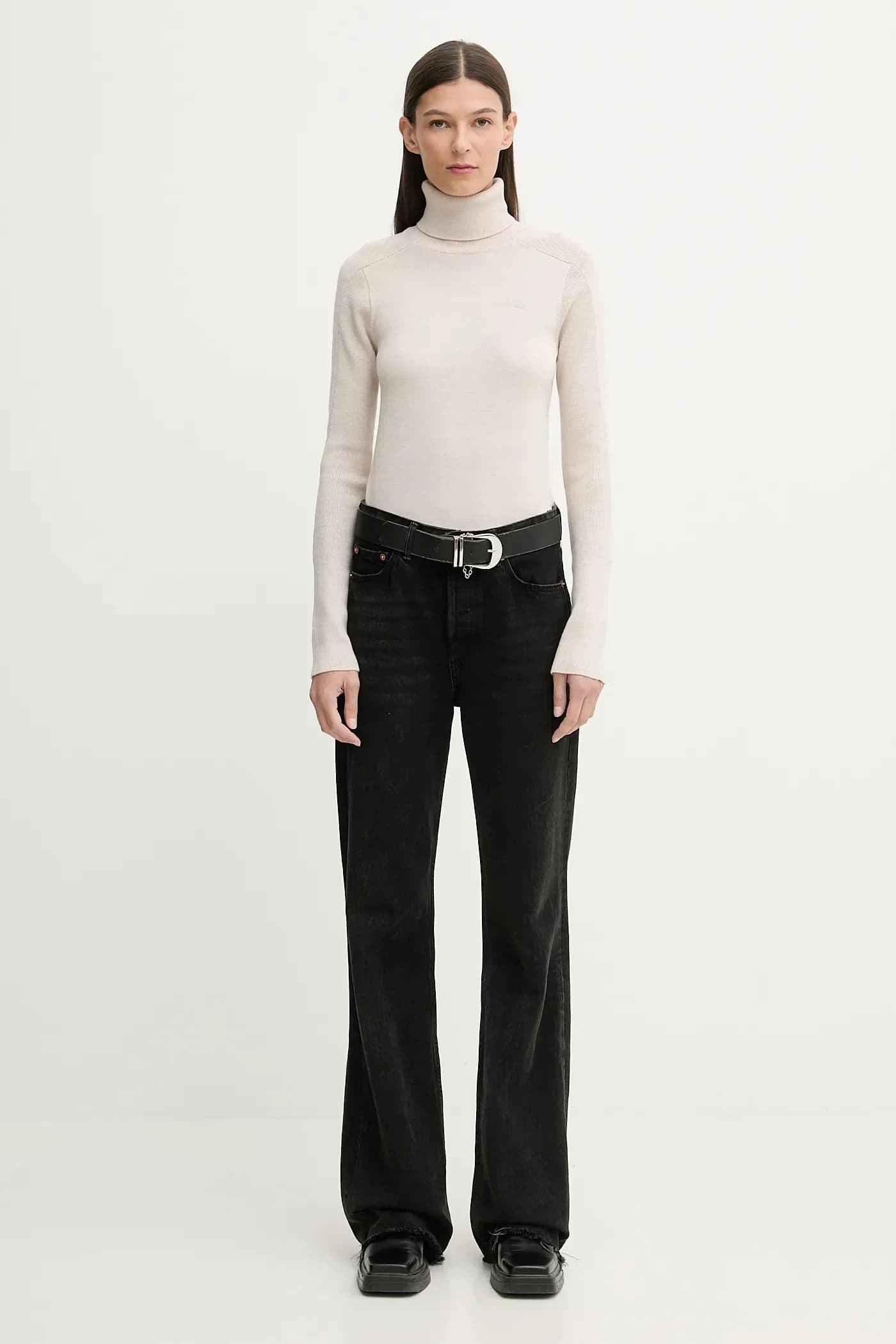 Шерстяной свитер тонкой вязки Core с черепахой - фото 2