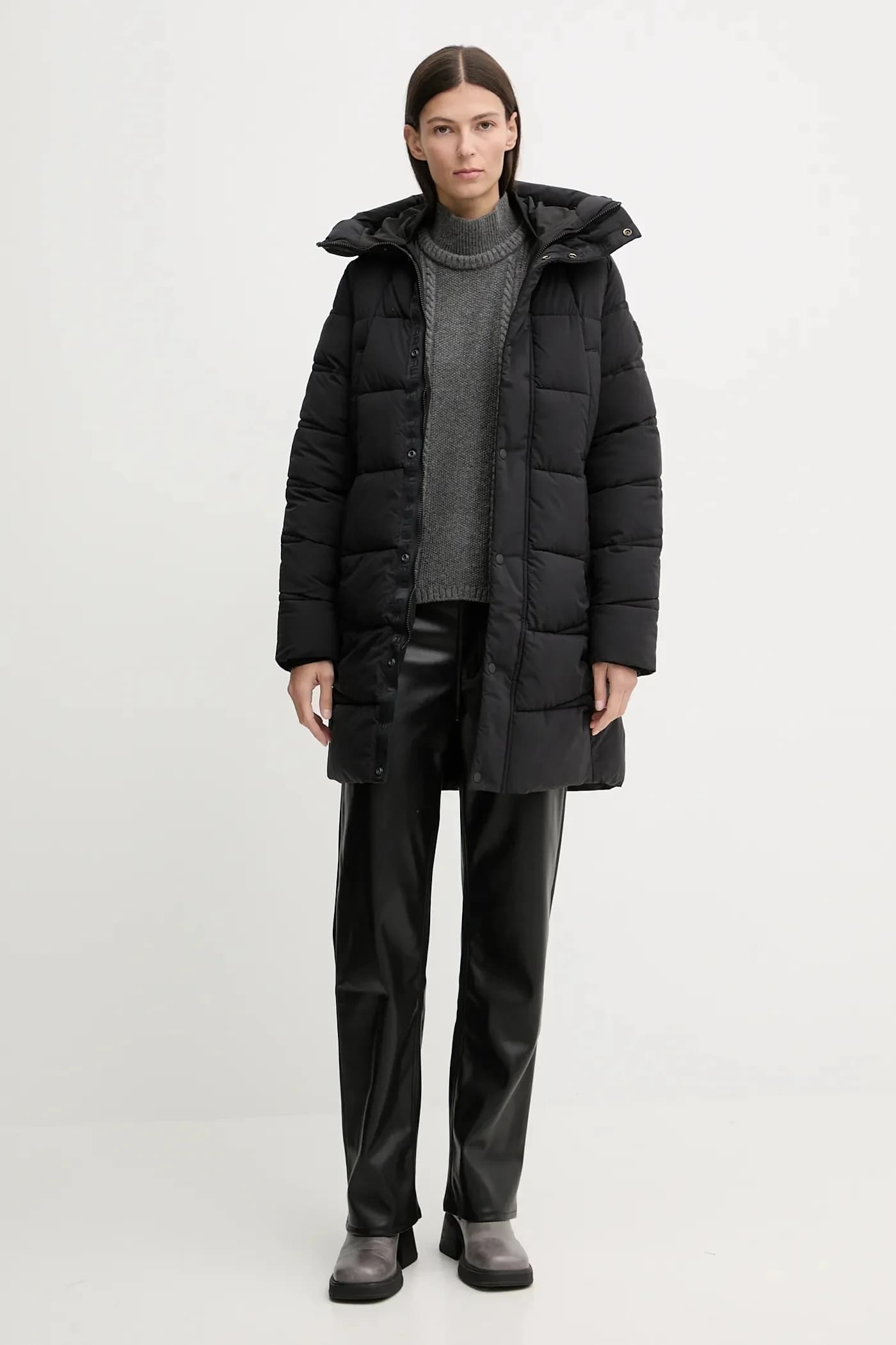 Свитер из кабельной шерсти - фото 2