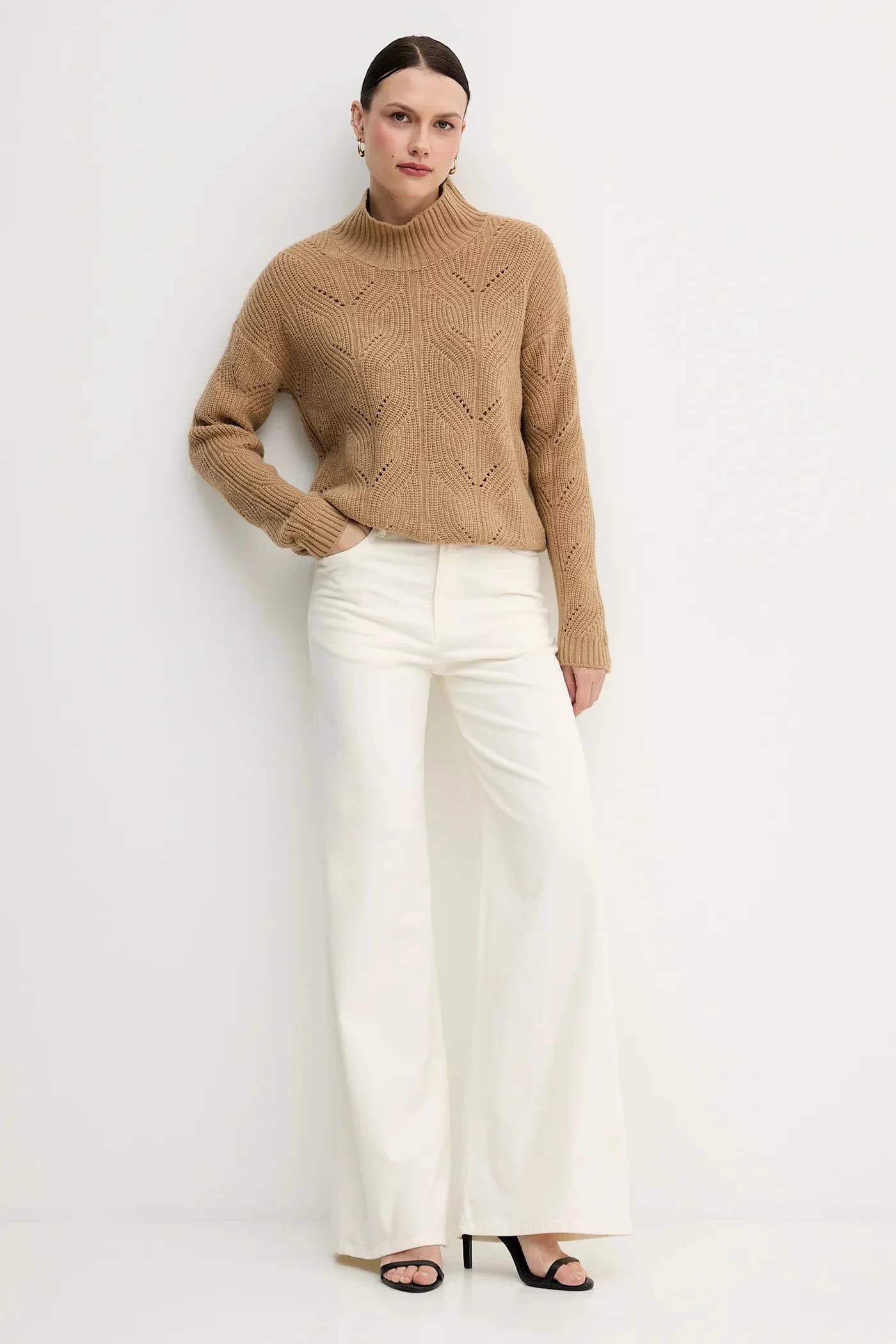 Свитер из смесовой шерсти - фото 2