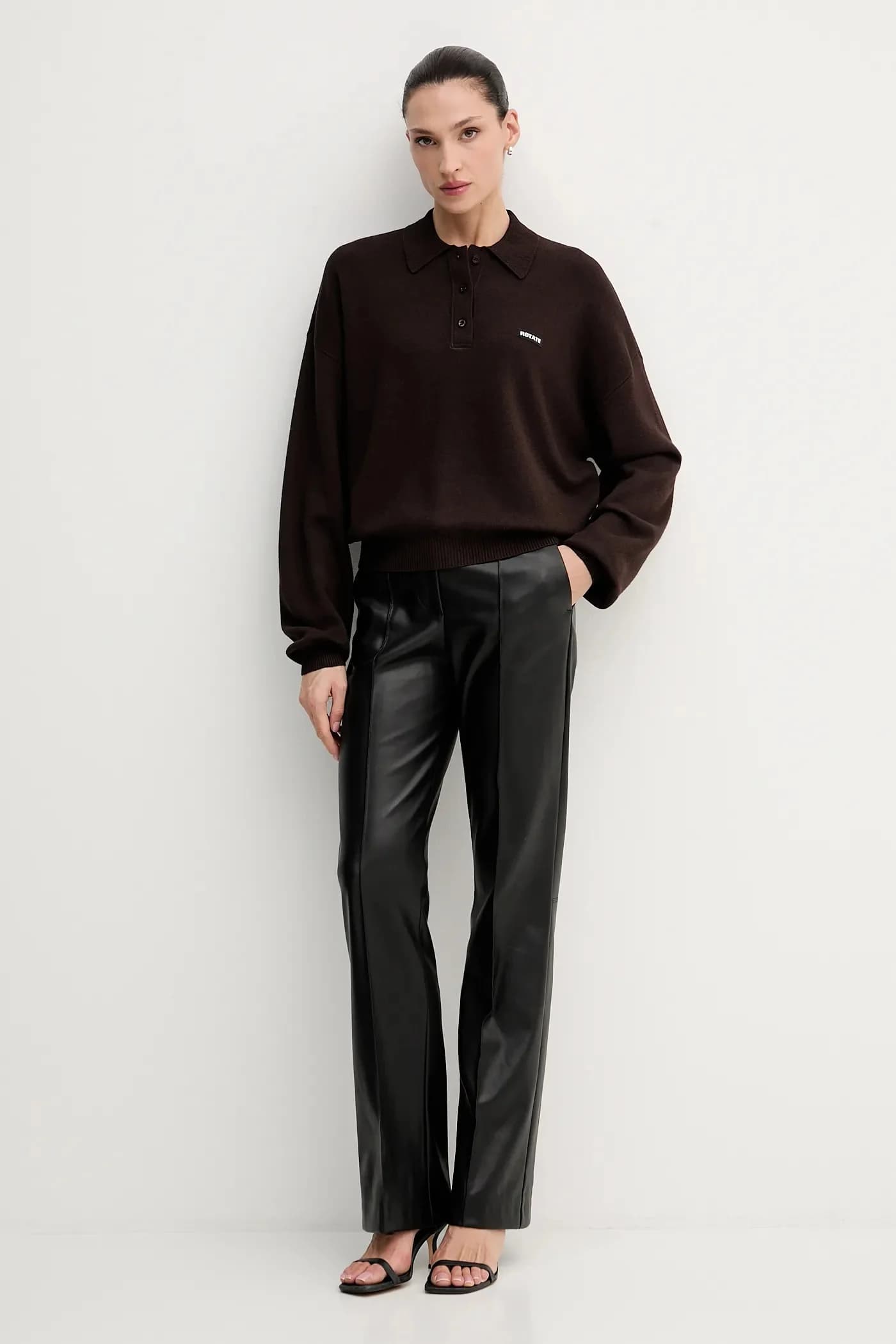 Свитер из смесовой шерсти - фото 2