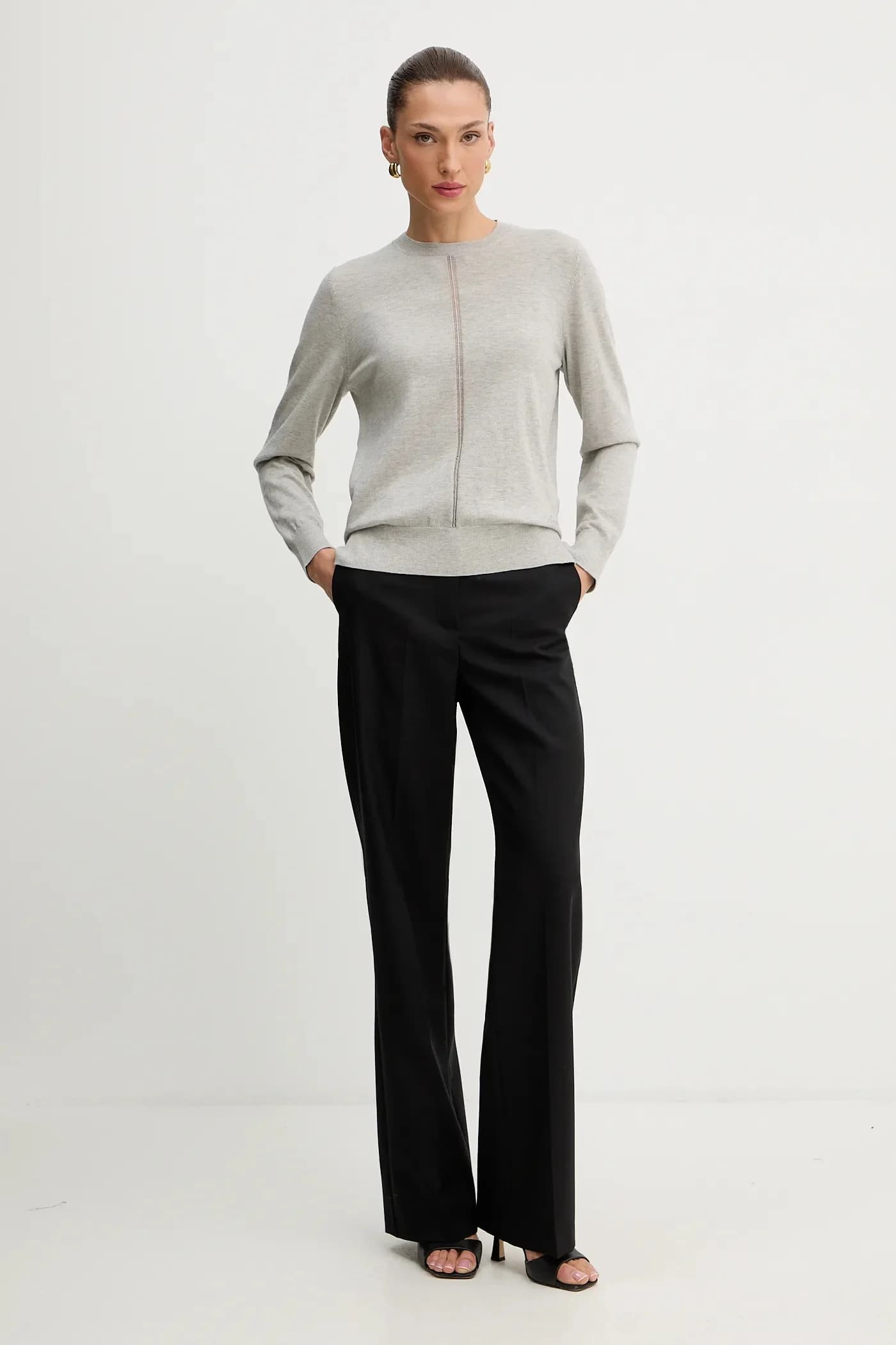 C_Finguine шерстяной свитер - фото 2