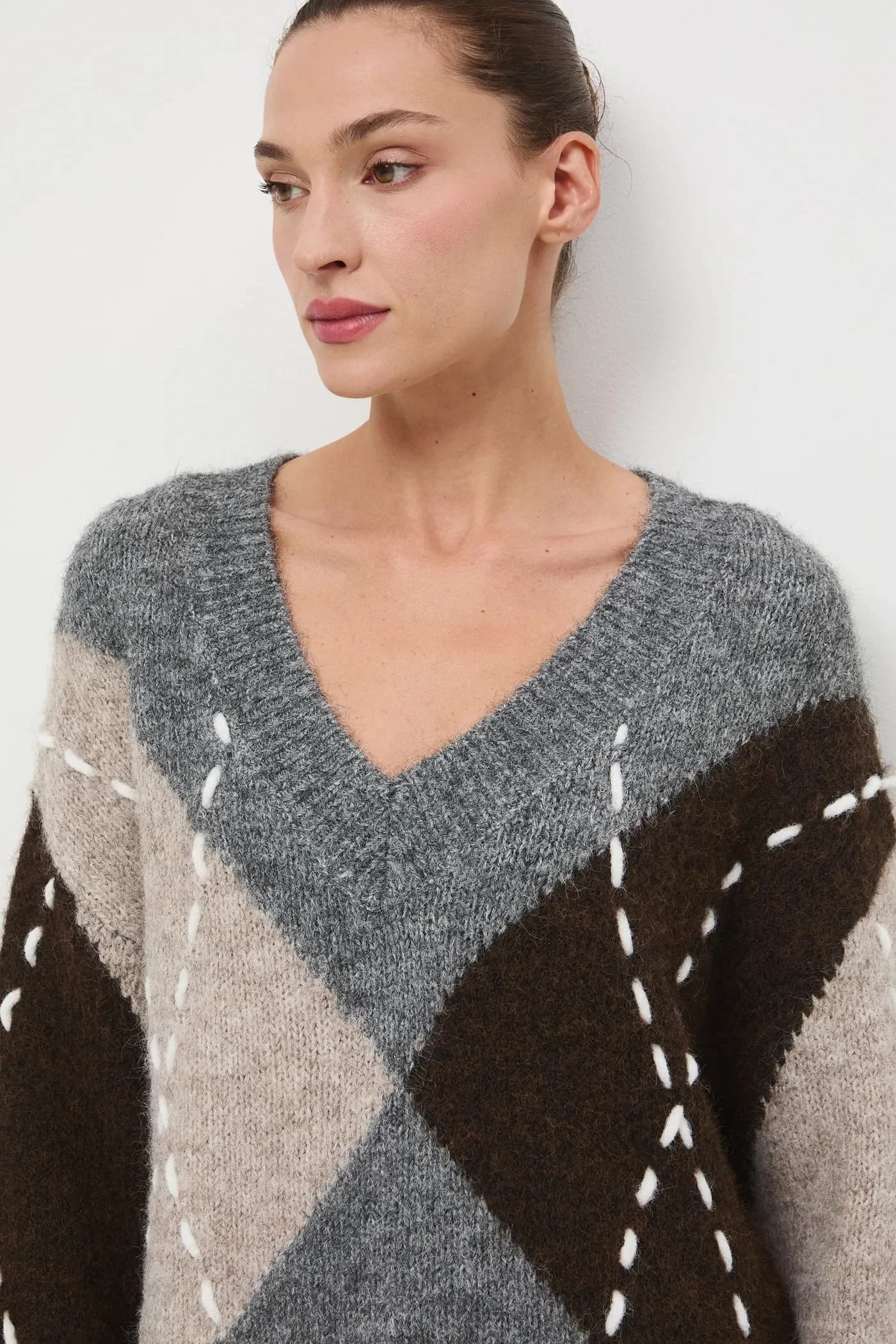 Свитер из смесовой шерсти - фото 4