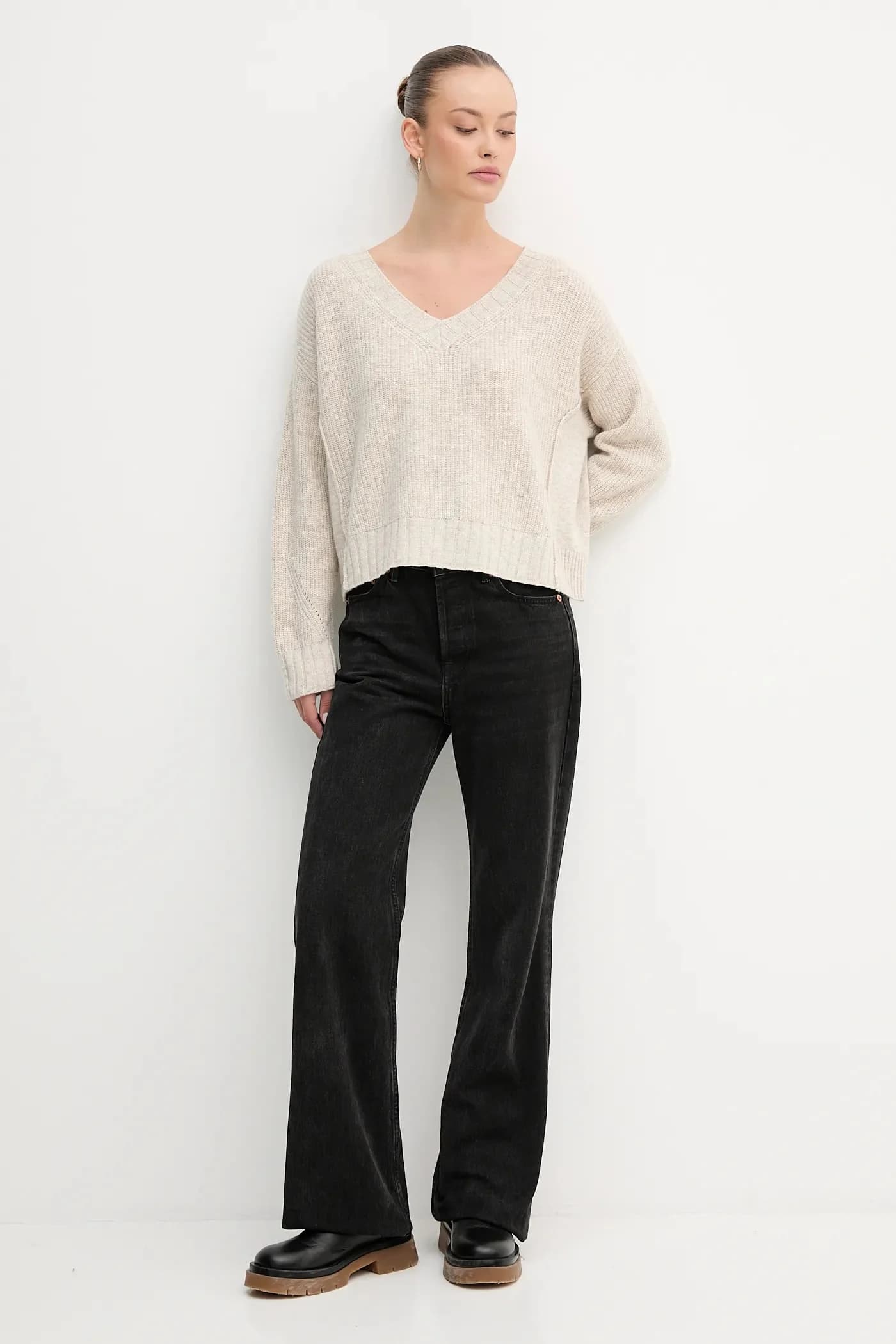 Свитер из смесовой шерсти - фото 2