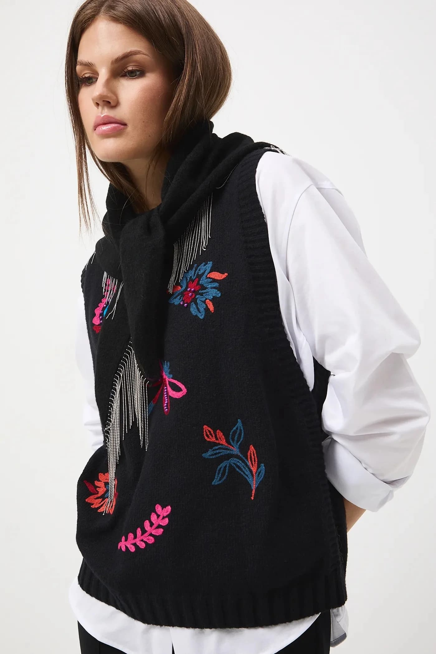 Жилет из смесовой шерсти