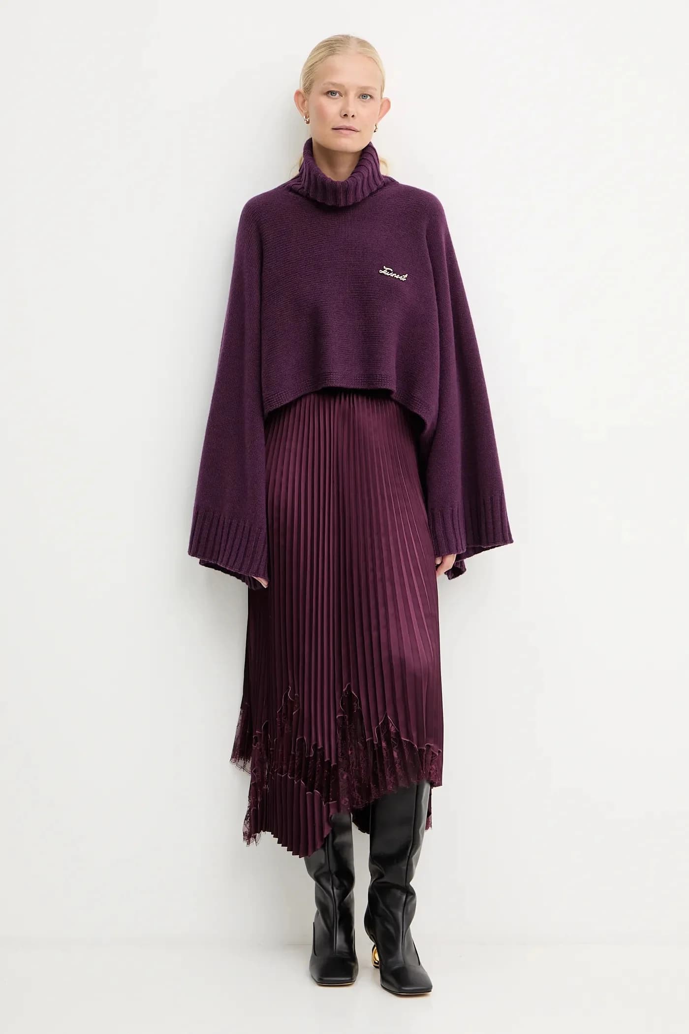 Свитер из смесовой шерсти - фото 2