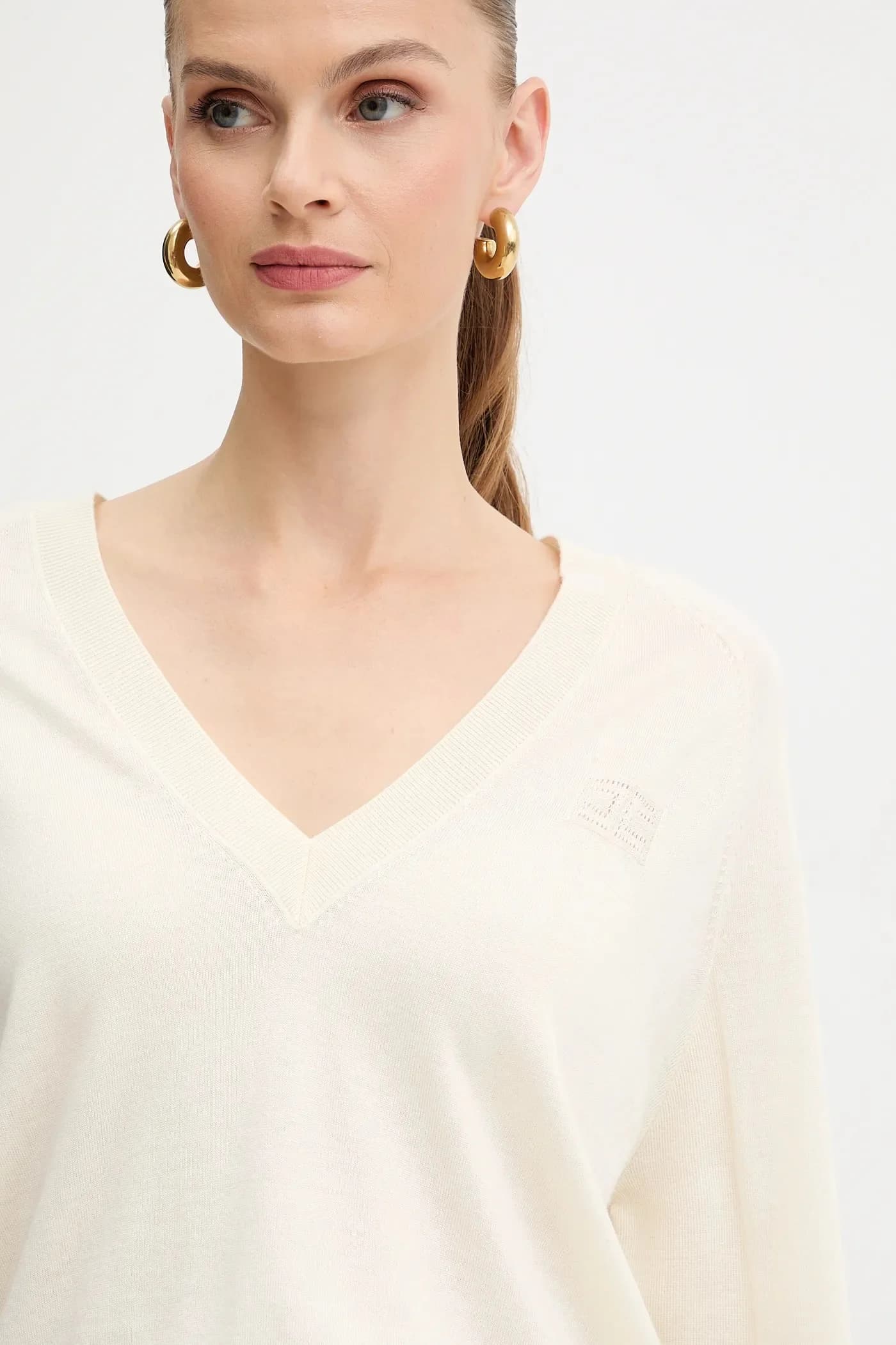 Свитер из смесовой шерсти - фото 4