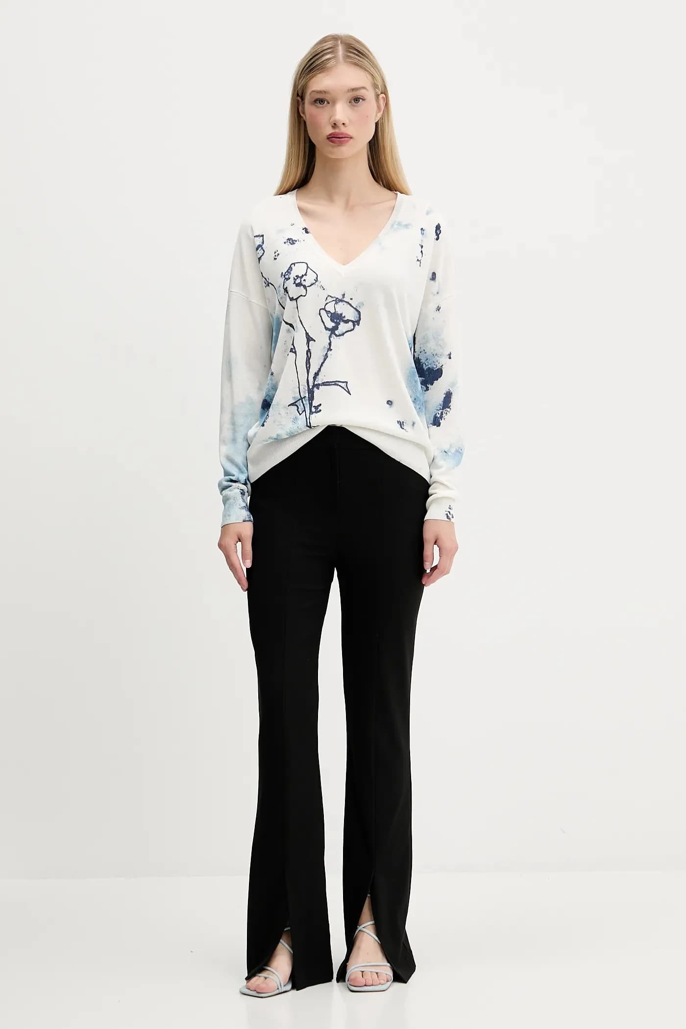 HELSINKI свитер из смесового льна - фото 2