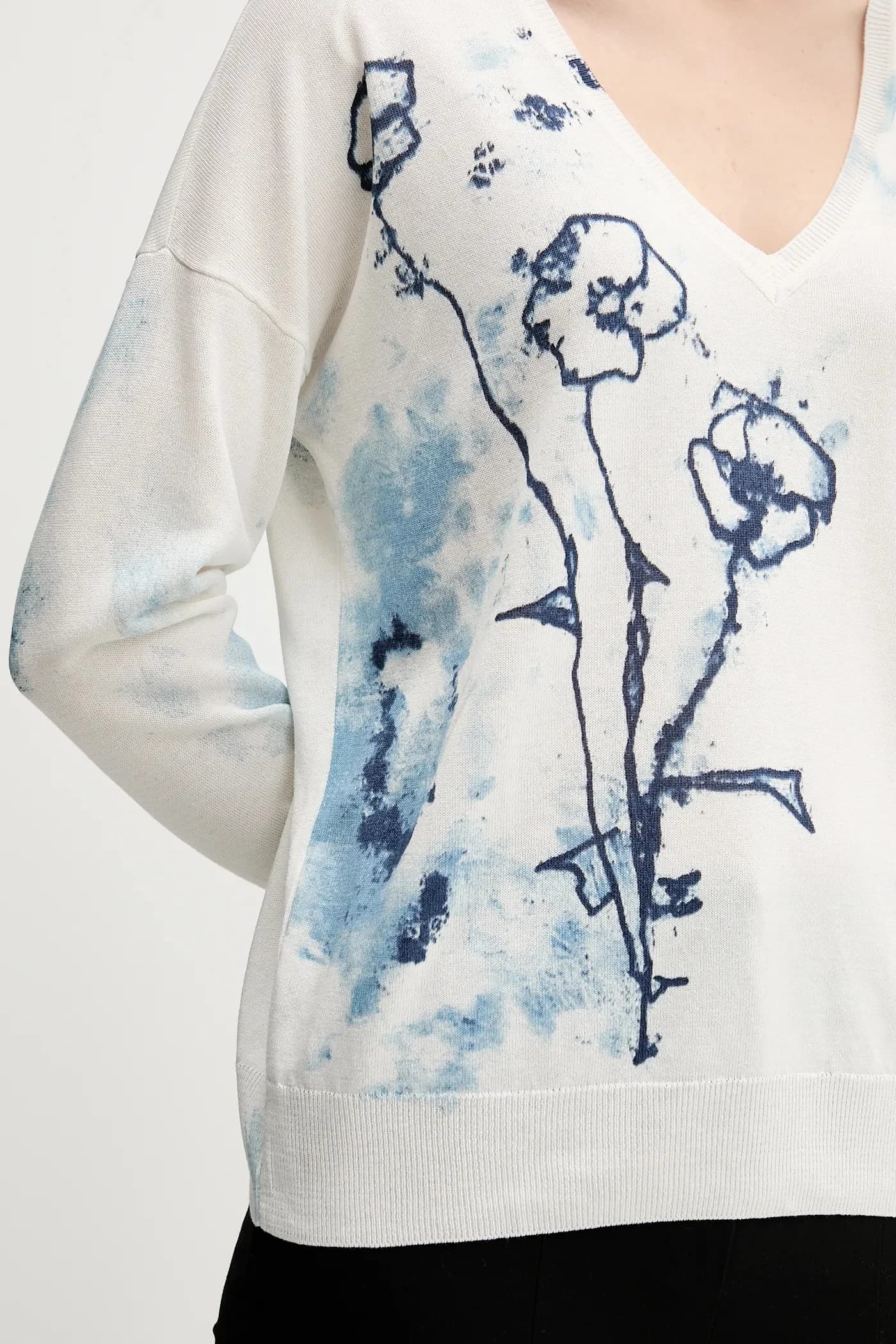 HELSINKI свитер из смесового льна - фото 5