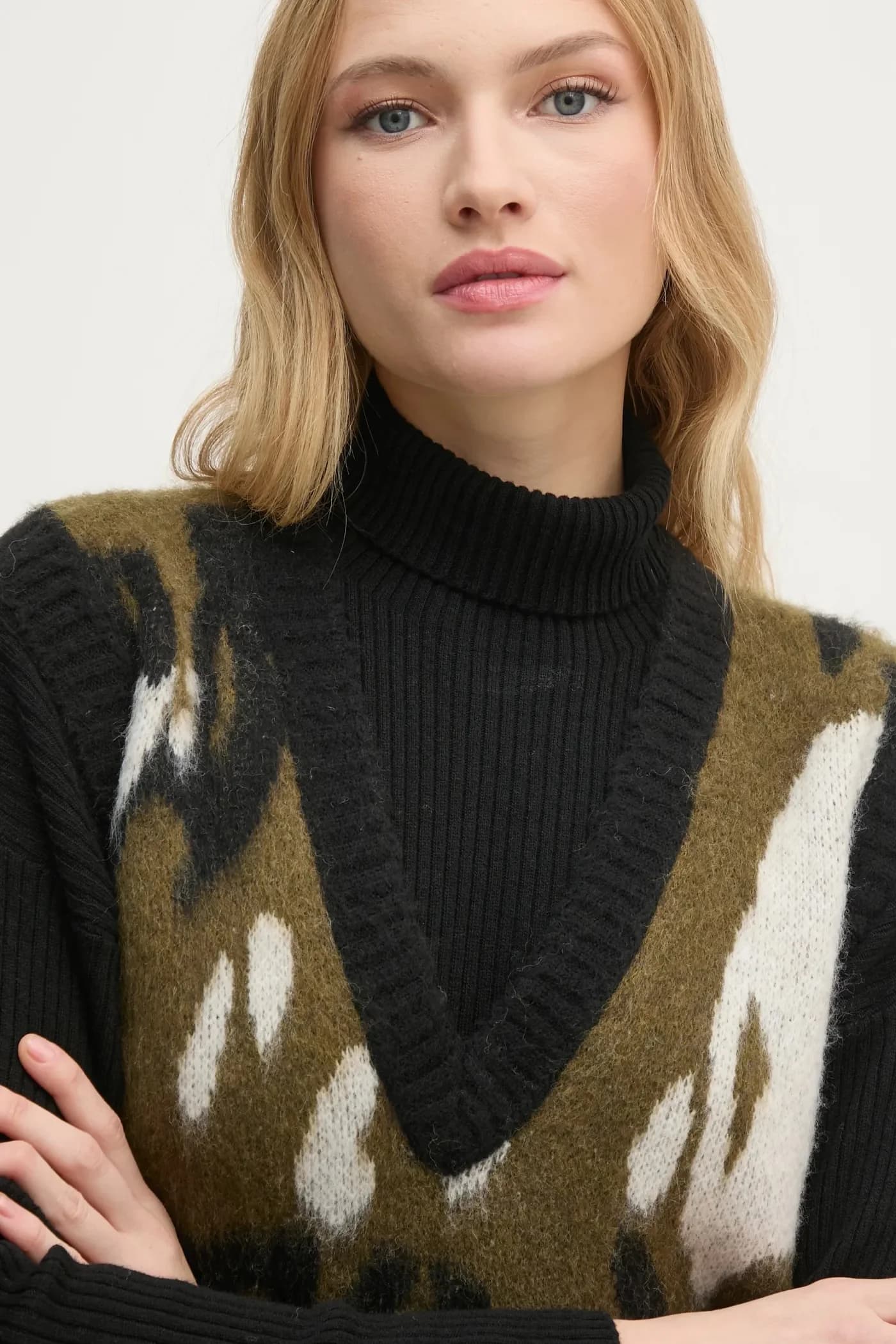 Жилет из смесовой шерсти - фото 4