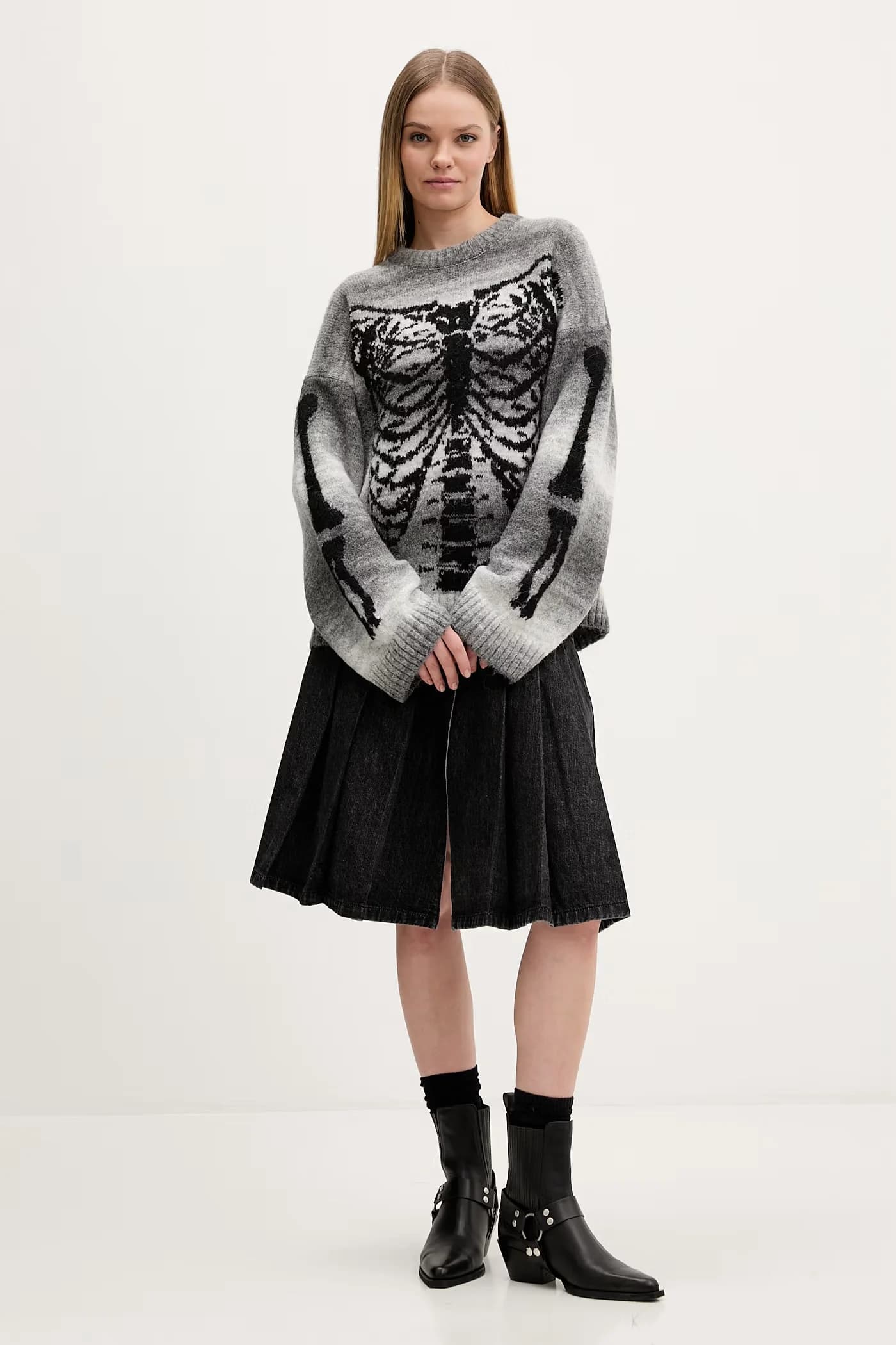 Свитер из смесовой шерсти - фото 2