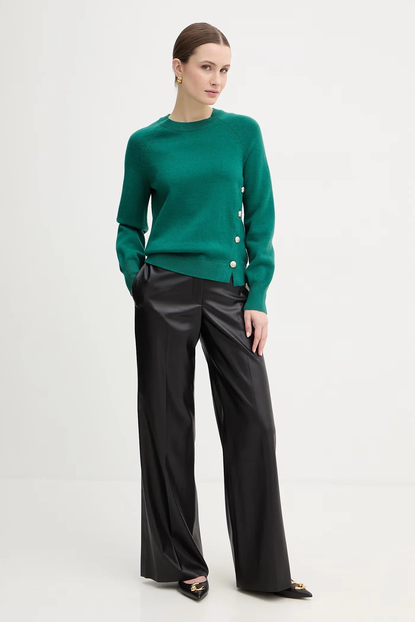 Свитер из смесовой шерсти - фото 2