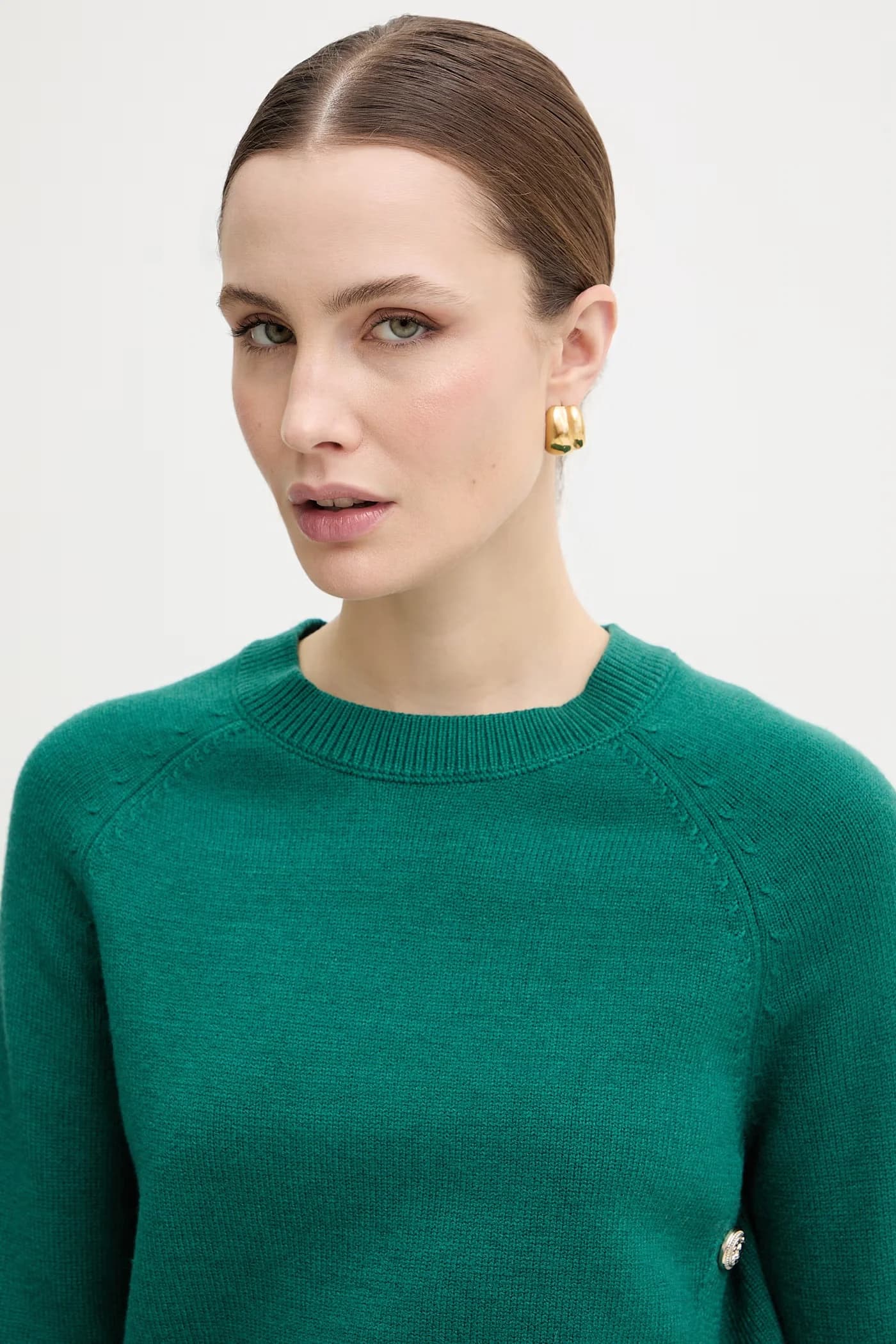 Свитер из смесовой шерсти - фото 4