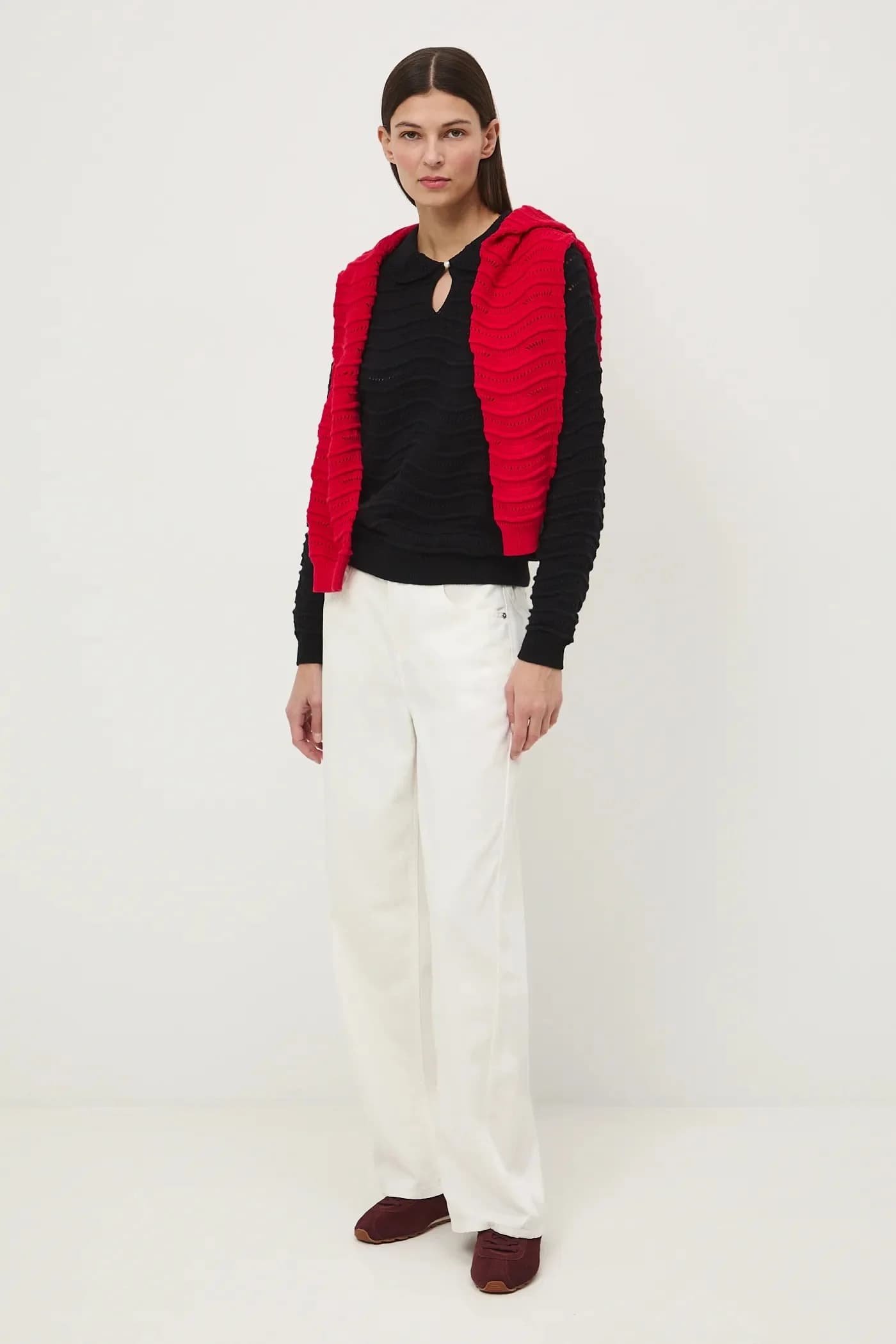 Хлопковый свитер - фото 2