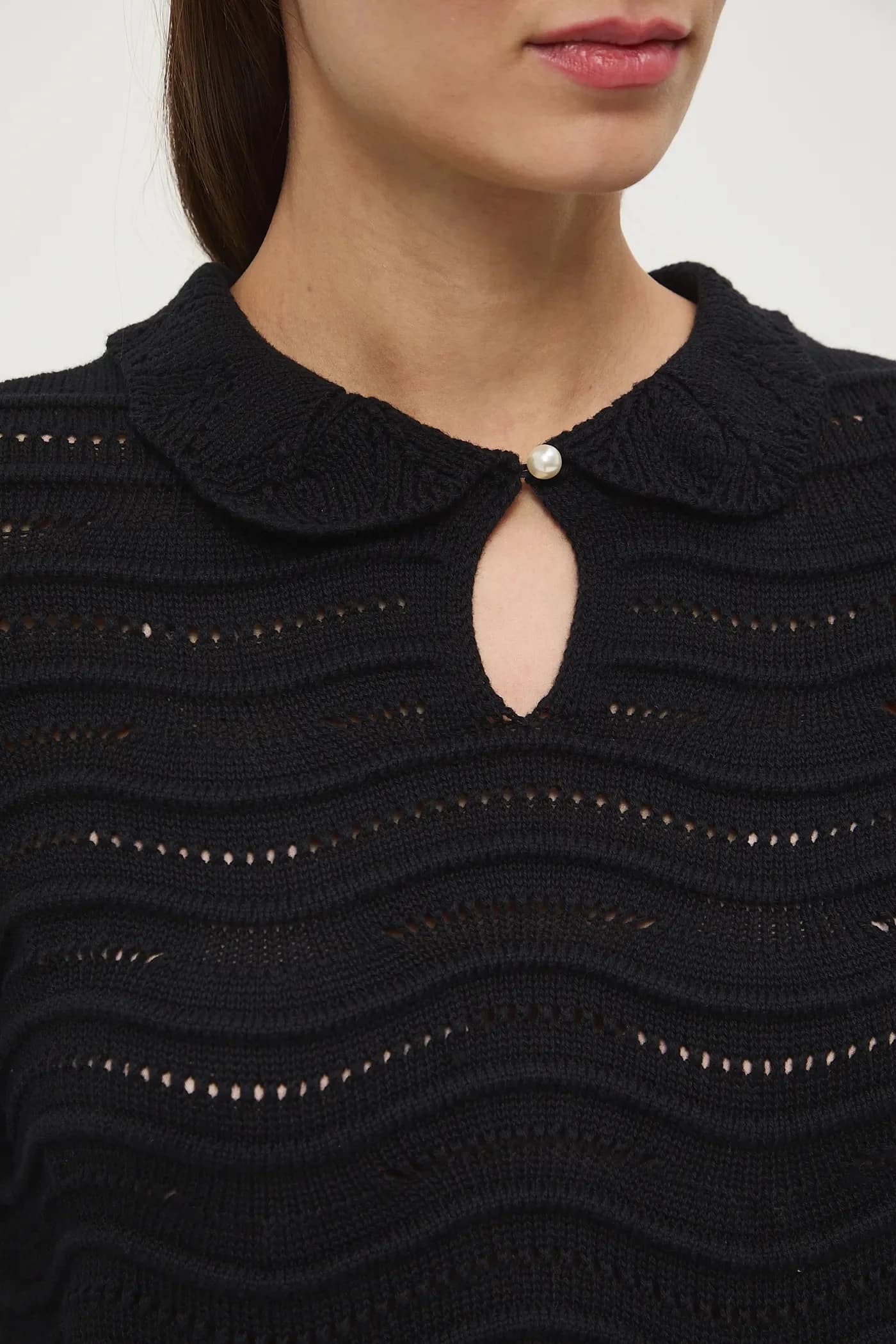 Хлопковый свитер - фото 5