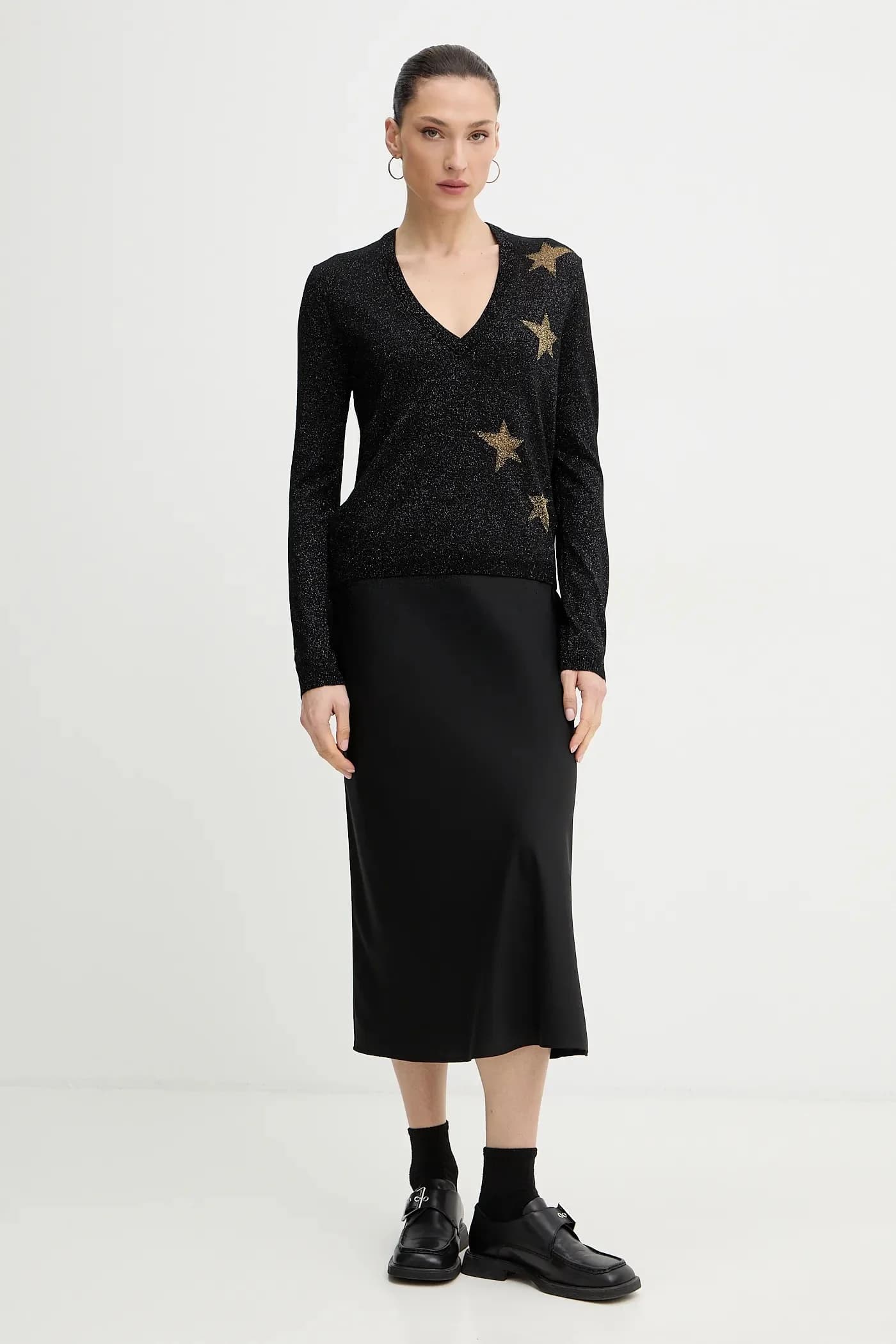 Свитер из смесовой шерсти - фото 2