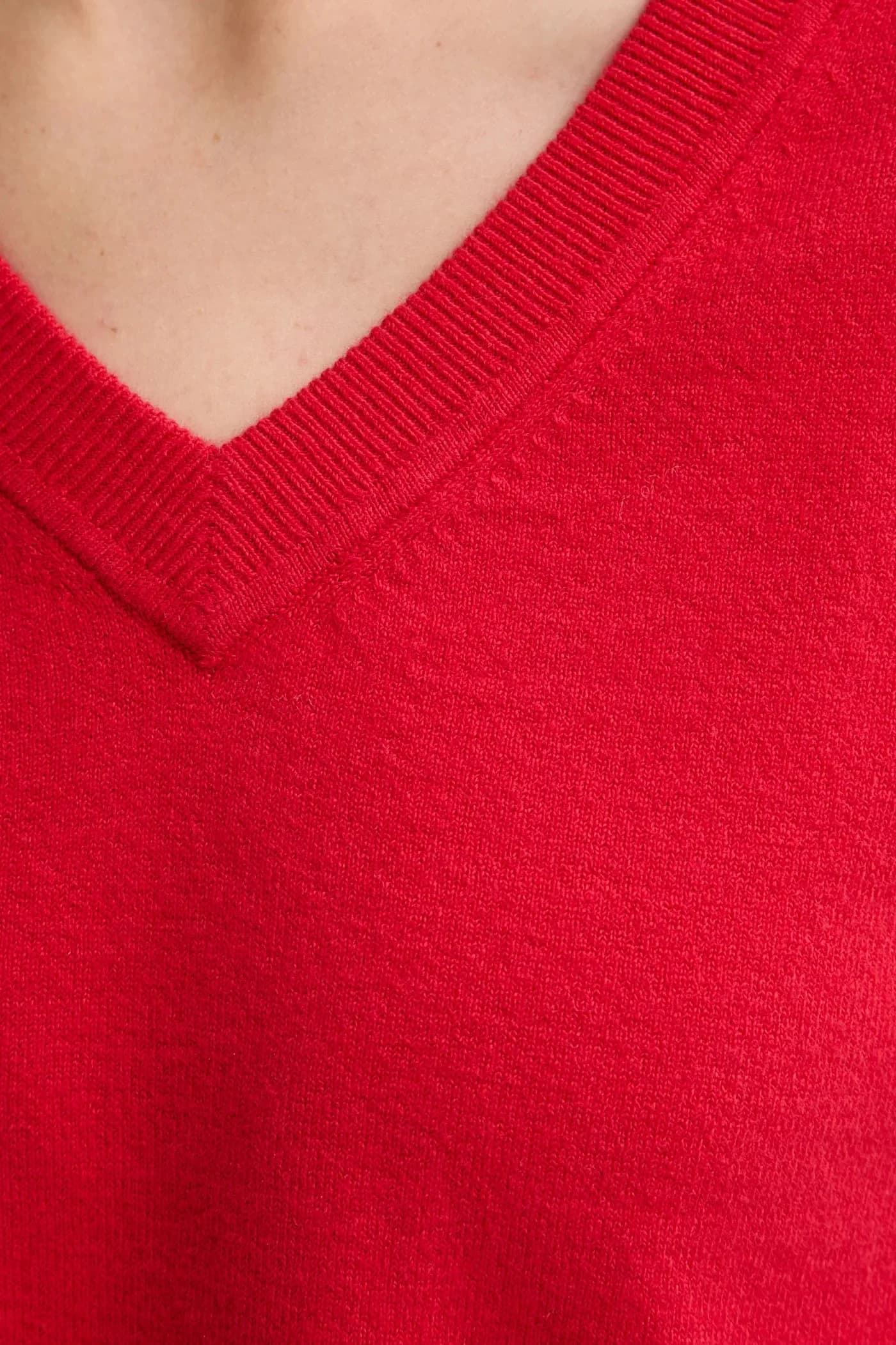 Свитер TARA SUPER SOFT с V-образным вырезом - фото 5